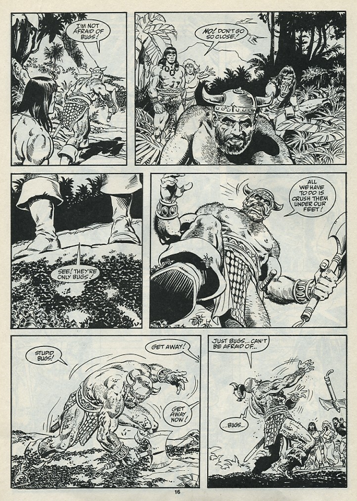 Read online The Savage Sword Of Conan comic -  Issue #182 - 18