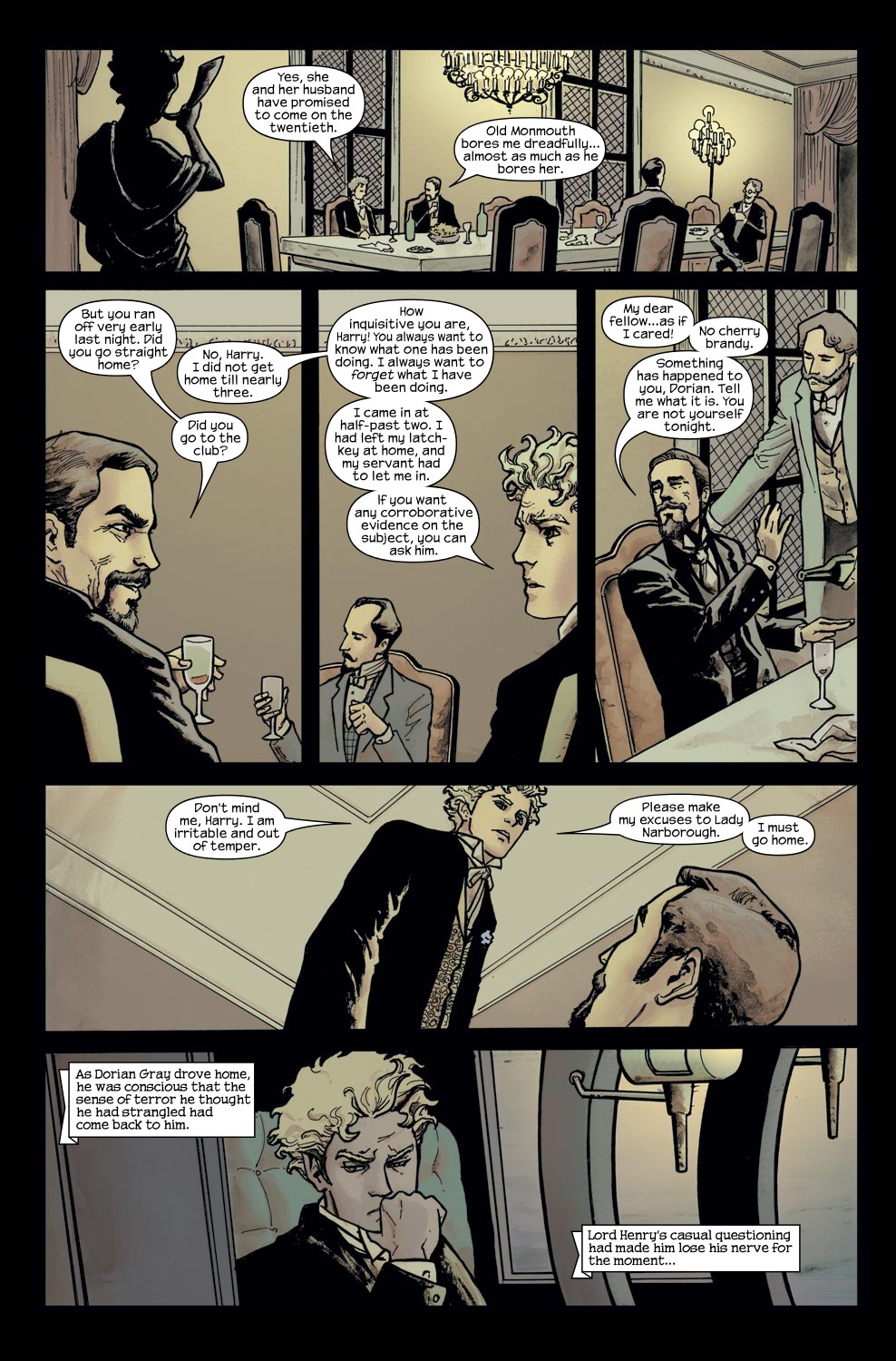 Read online Marvel Illustrated: The Picture of Dorian Gray comic -  Issue #5 - 6