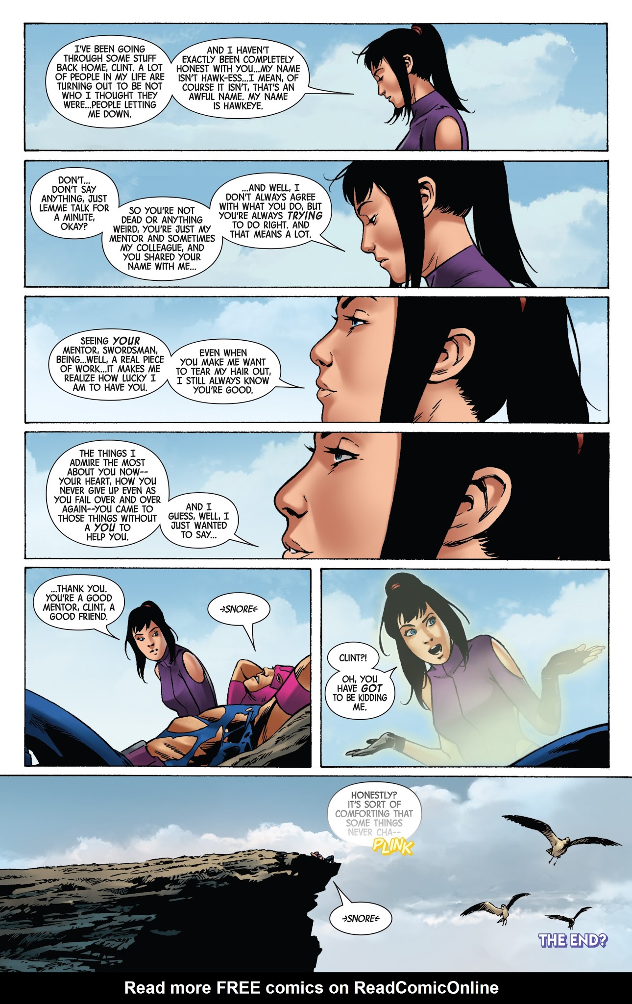 Read online Generations: Hawkeye & Hawkeye comic -  Issue # Full - 30