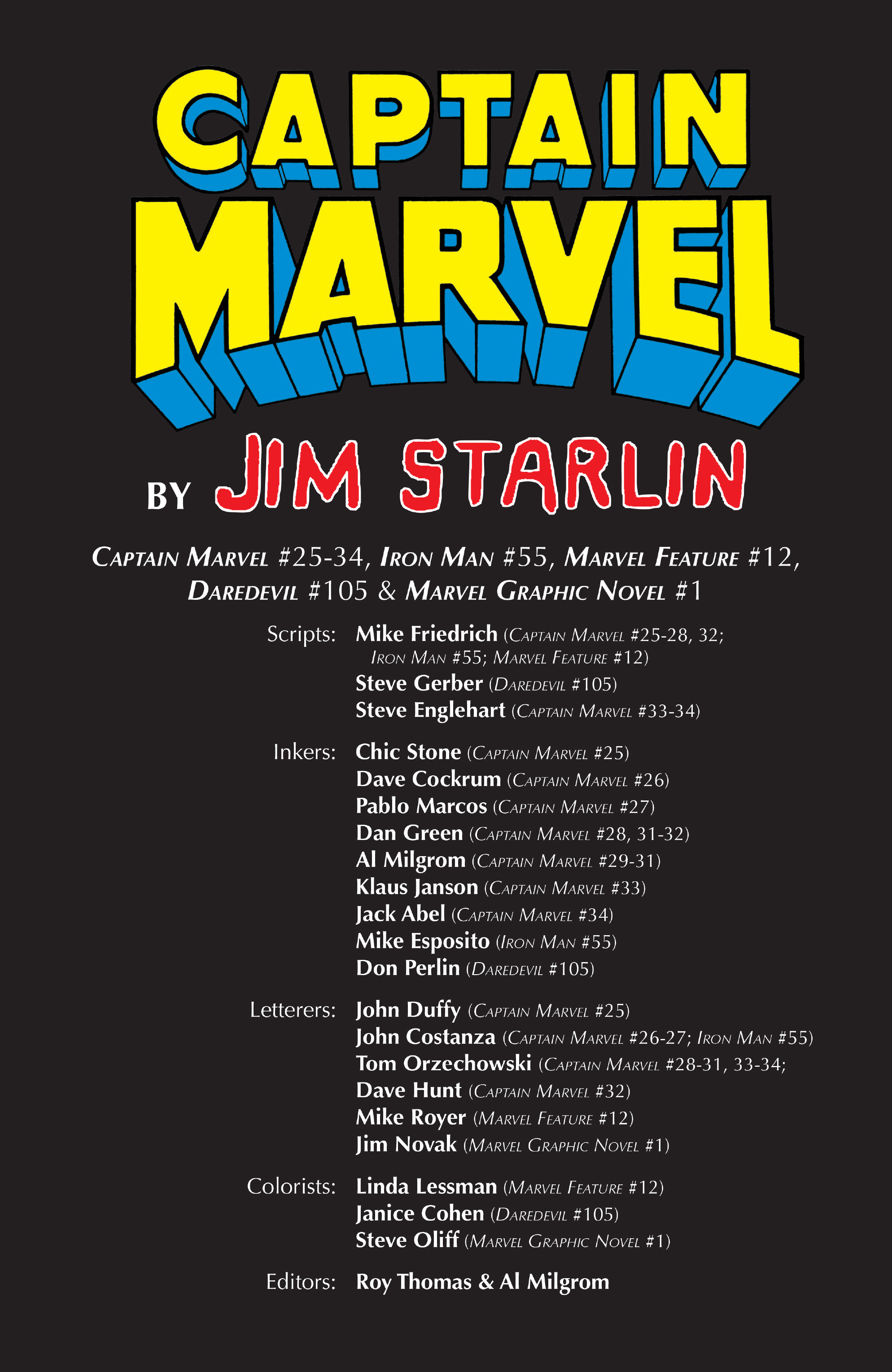 Read online Captain Marvel by Jim Starlin comic -  Issue # TPB (Part 1) - 4