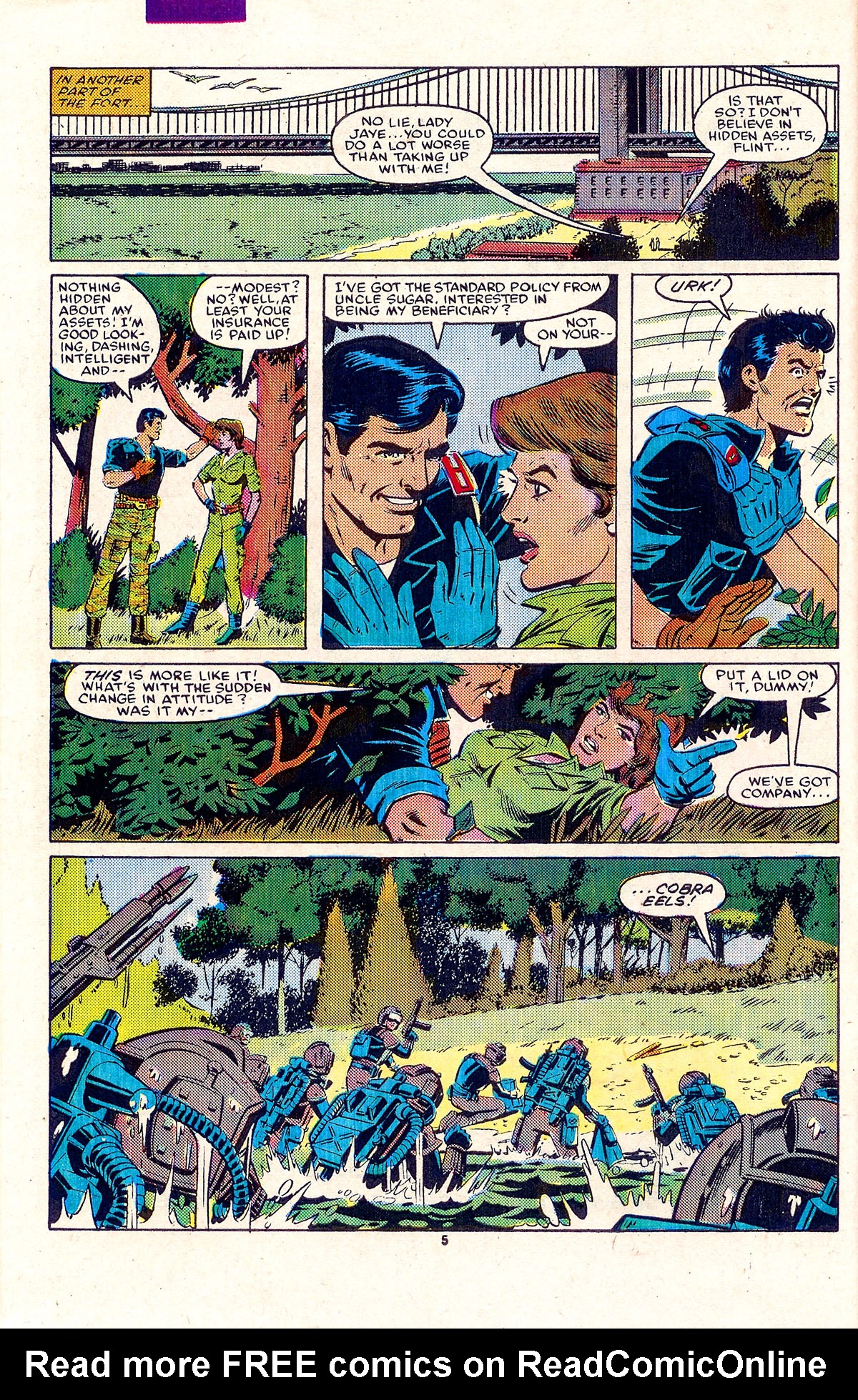 Read online G.I. Joe: A Real American Hero comic -  Issue #53 - 6