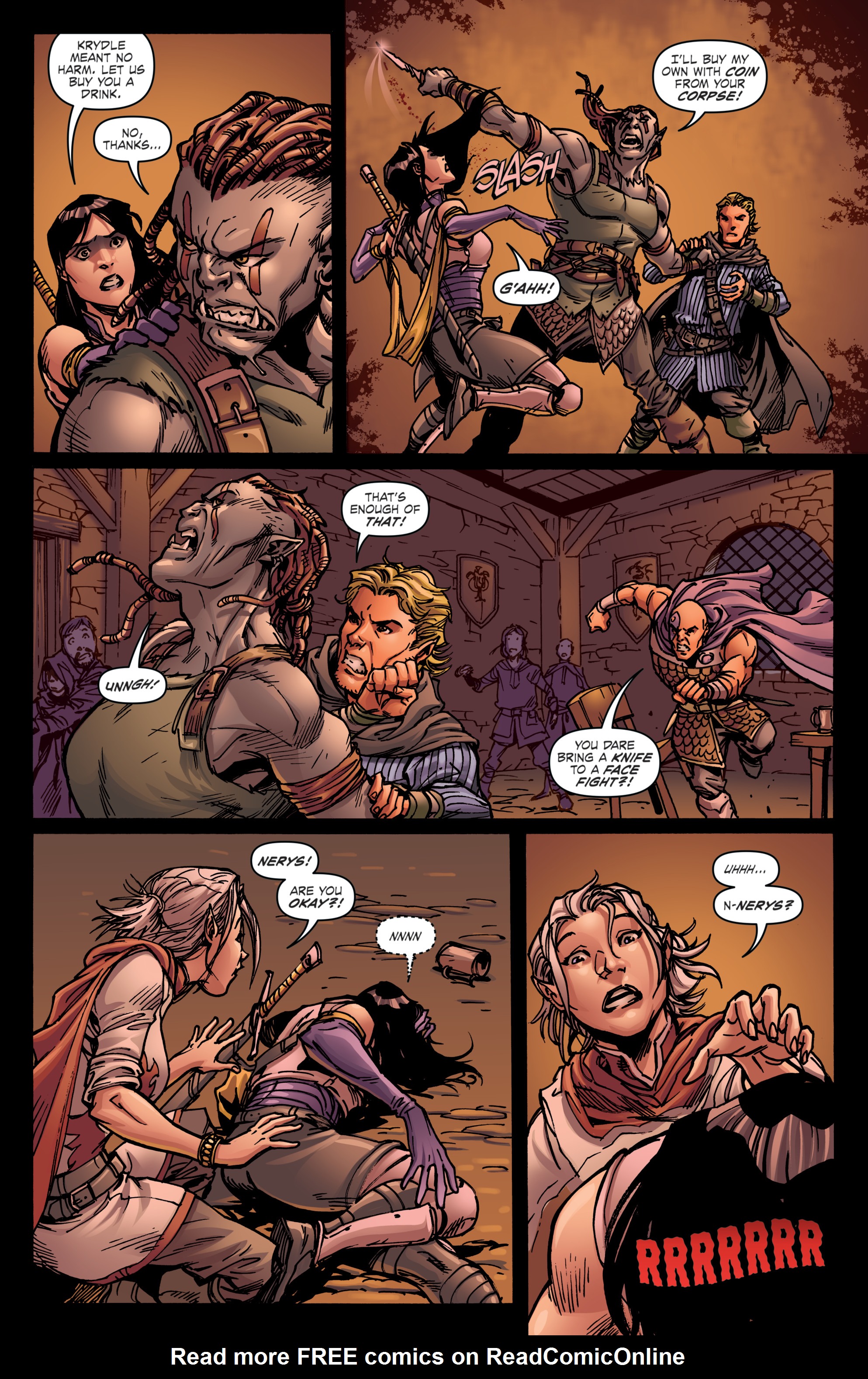 Read online Dungeons & Dragons: Evil At Baldur's Gate comic -  Issue # _TPB - 77