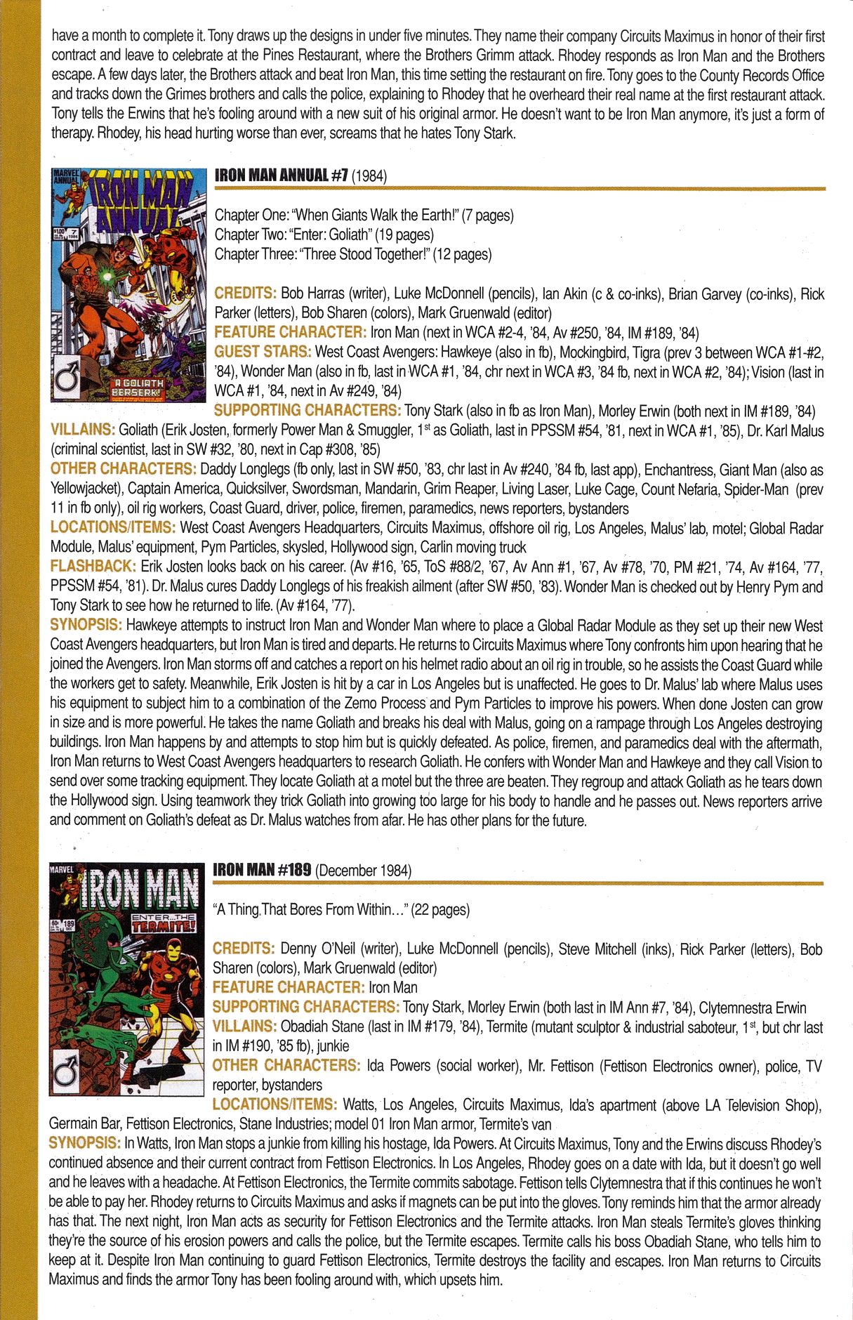 Read online Official Index to the Marvel Universe comic -  Issue #6 - 32