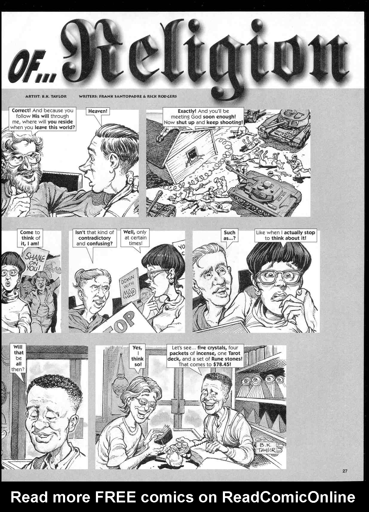 Read online MAD comic -  Issue #357 - 29