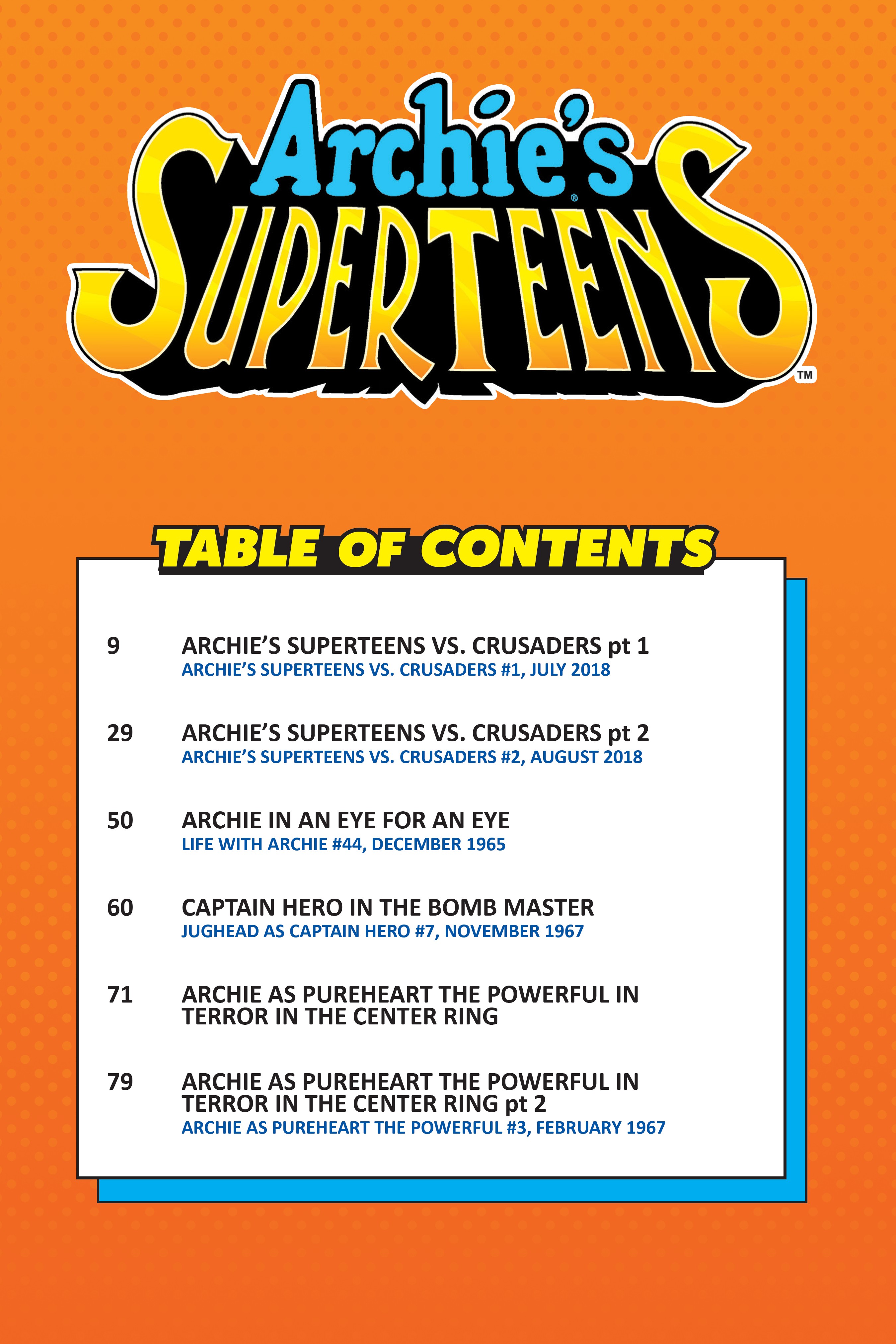Read online Archie's Superteens comic -  Issue # TPB - 5