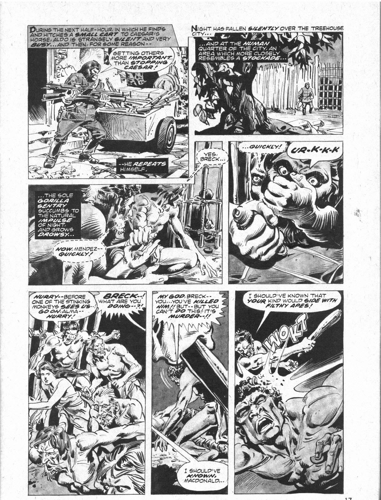 Read online Planet of the Apes comic -  Issue #22 - 17