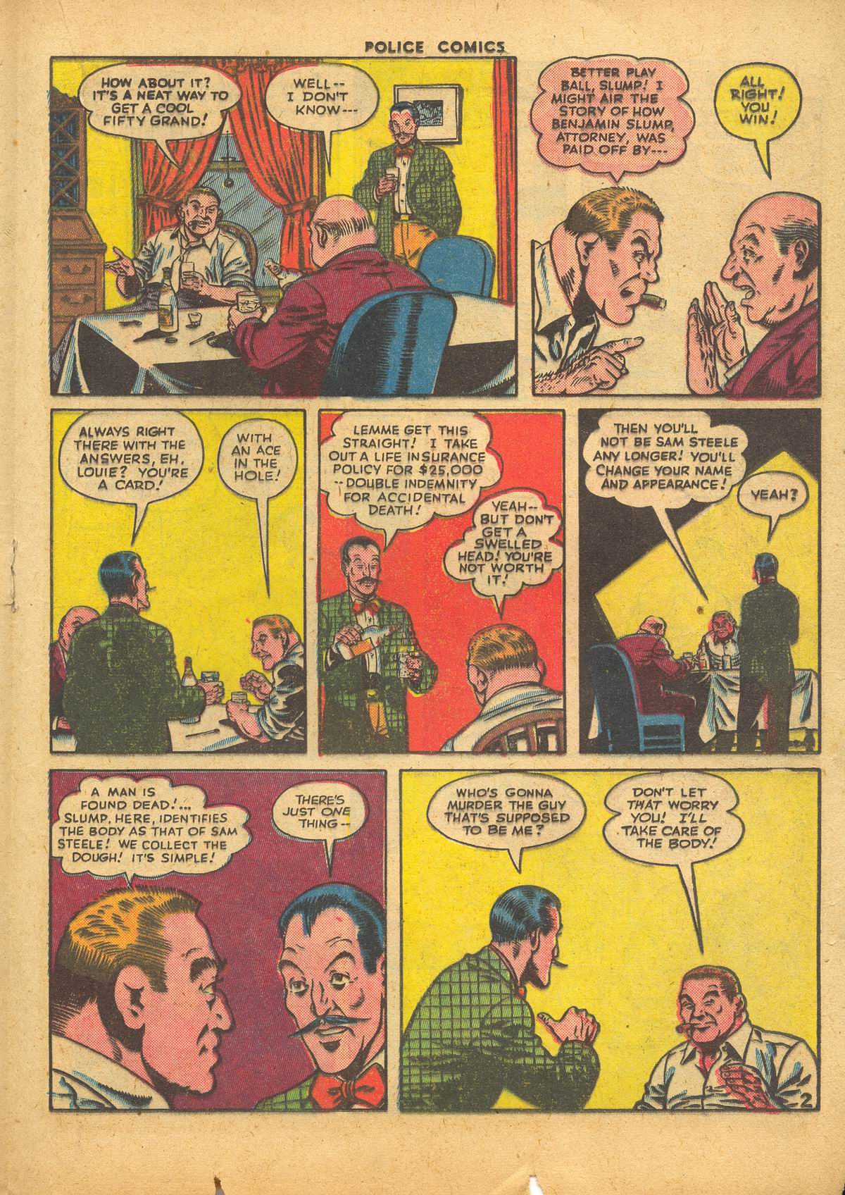 Read online Police Comics comic -  Issue #33 - 31