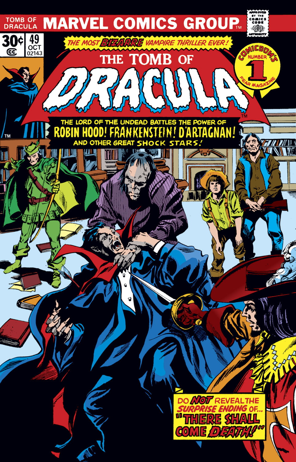 Read online Tomb of Dracula (1972) comic -  Issue #49 - 1