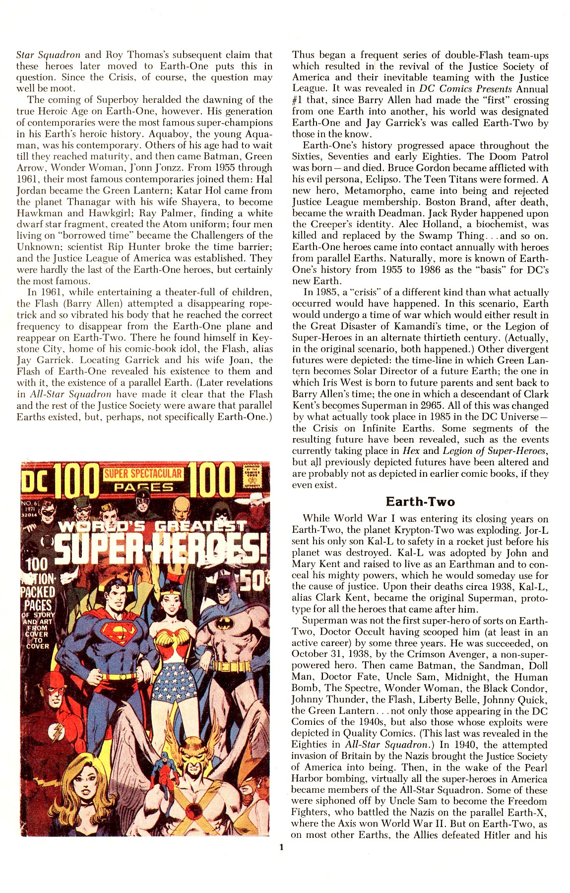 Read online The Official Crisis on Infinite Earths Crossover Index comic -  Issue # Full - 3