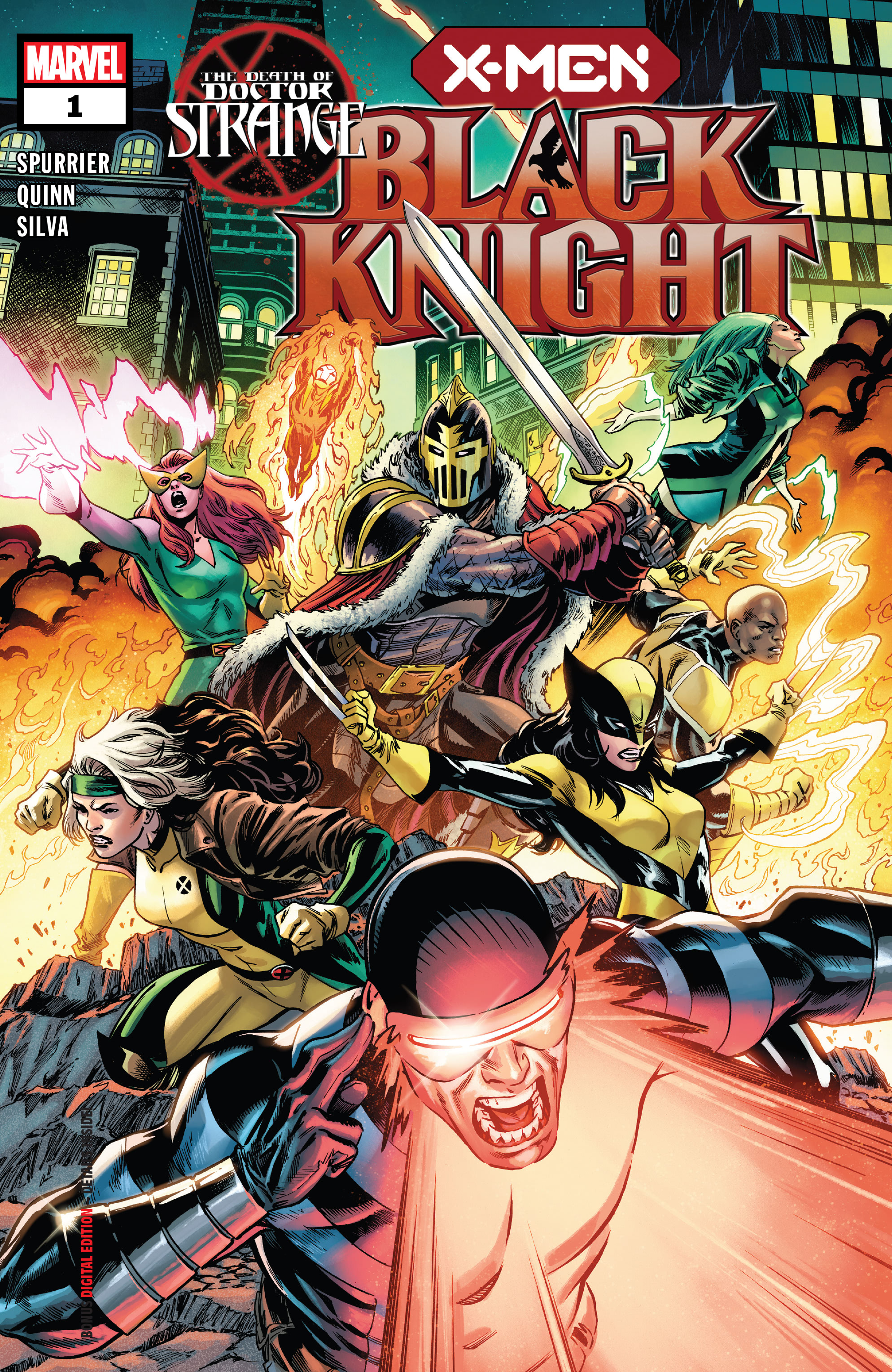 Read online Death of Doctor Strange: One-Shots comic -  Issue # X-Men - Black Knight - 1