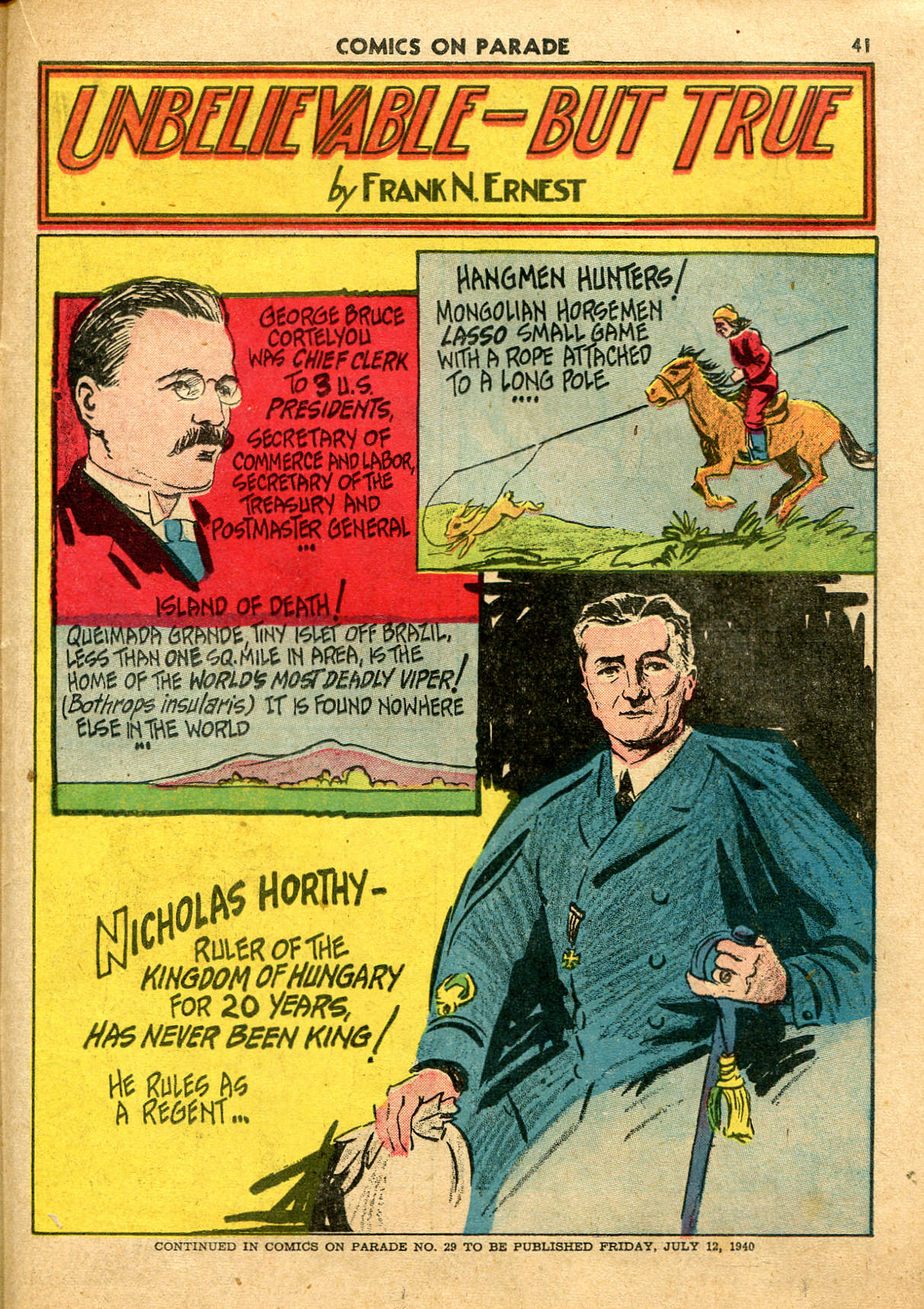 Read online Comics on Parade comic -  Issue #28 - 43