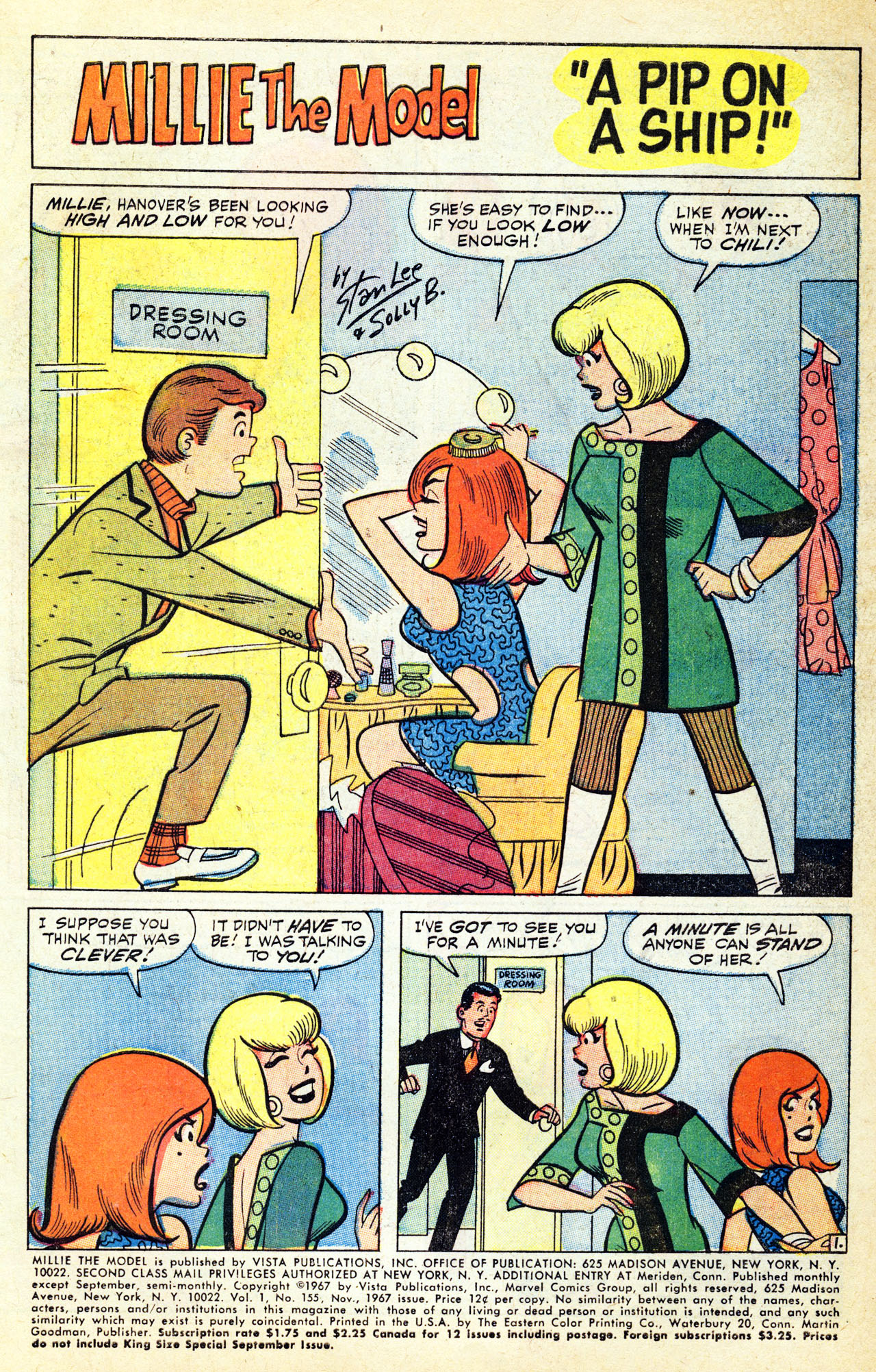 Read online Millie the Model comic -  Issue #155 - 3