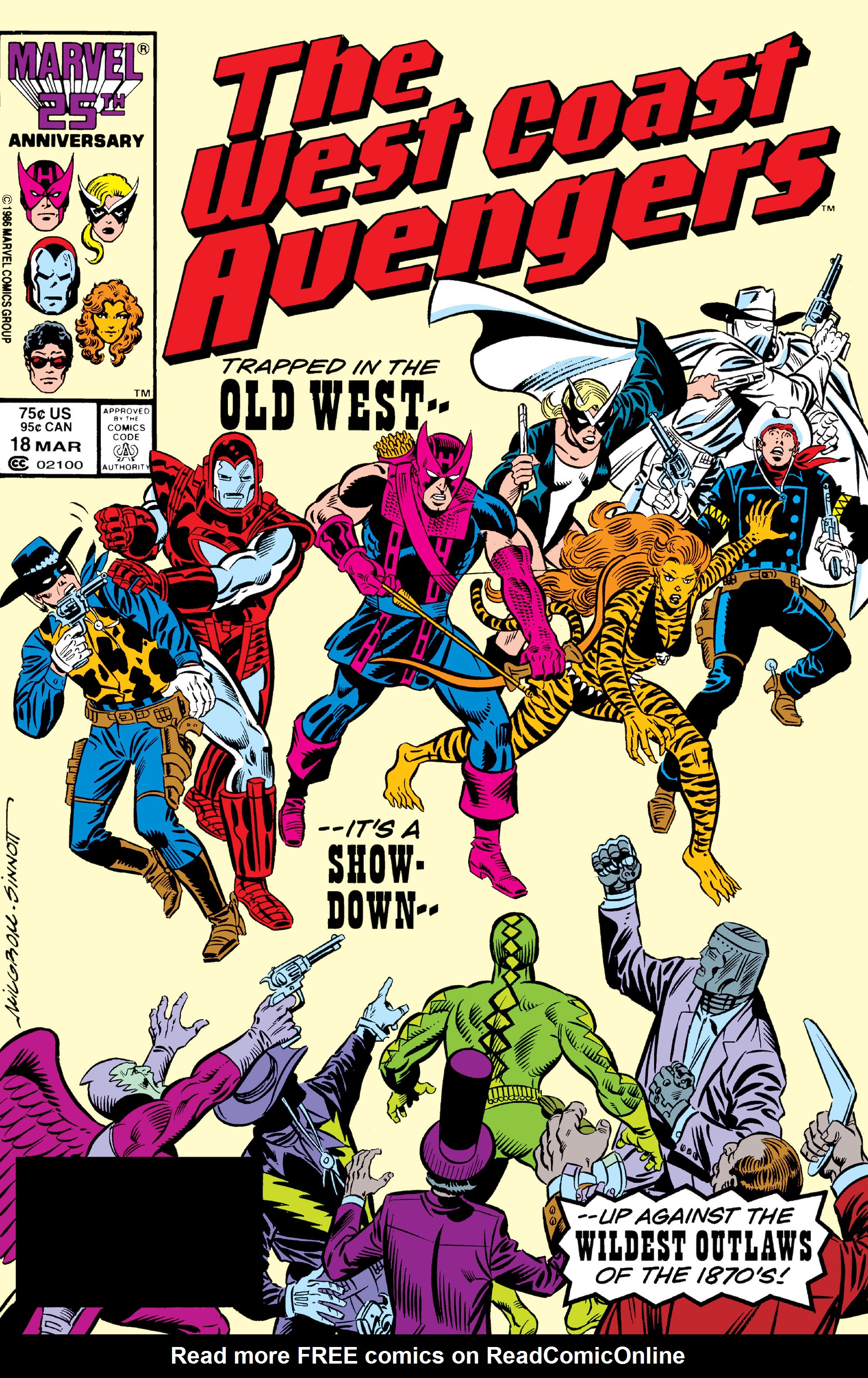 Read online West Coast Avengers (1985) comic -  Issue #18 - 1