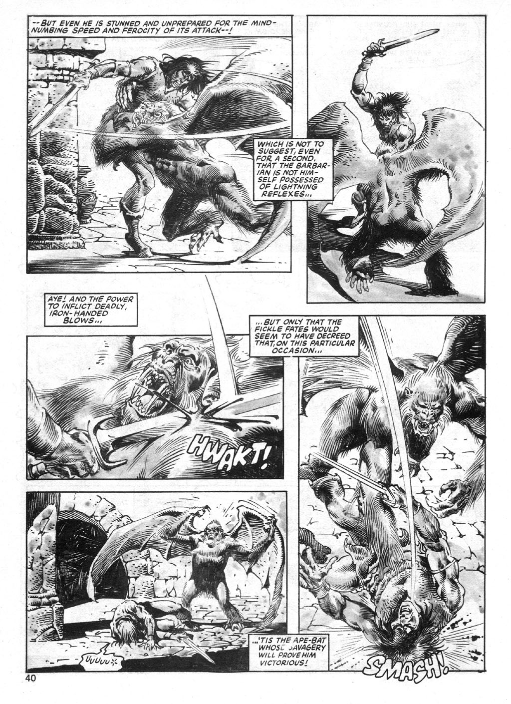 Read online The Savage Sword Of Conan comic -  Issue #96 - 40