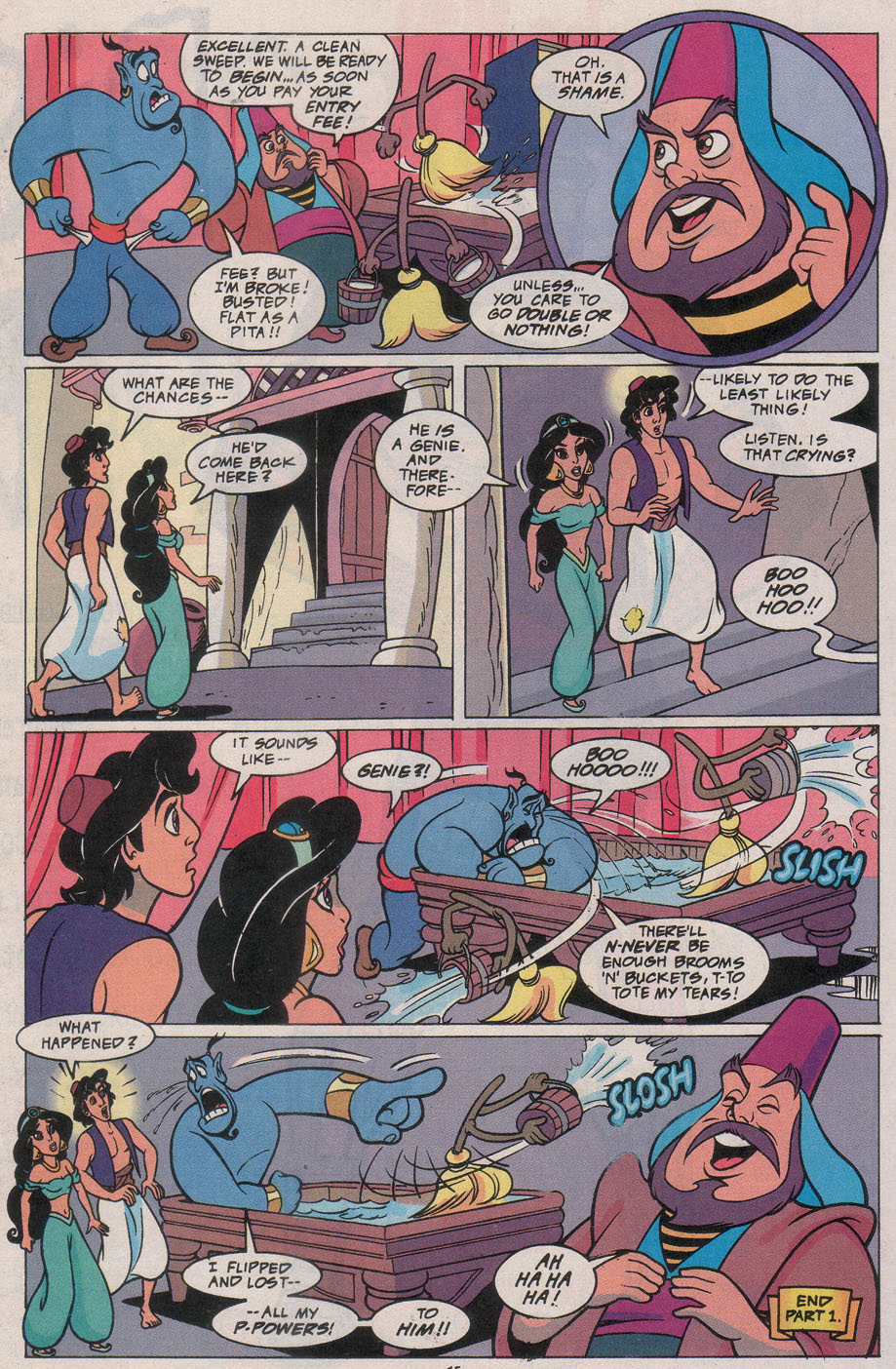 Read online Disney's Aladdin comic -  Issue #10 - 16