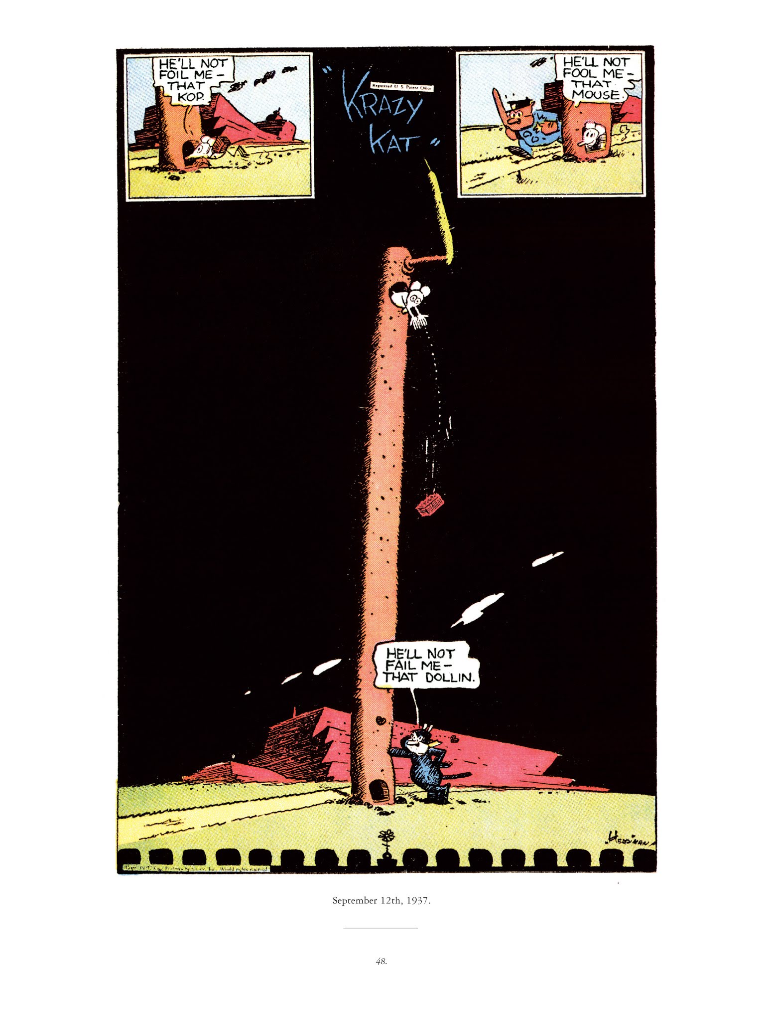 Read online Krazy & Ignatz comic -  Issue # TPB 10 - 46