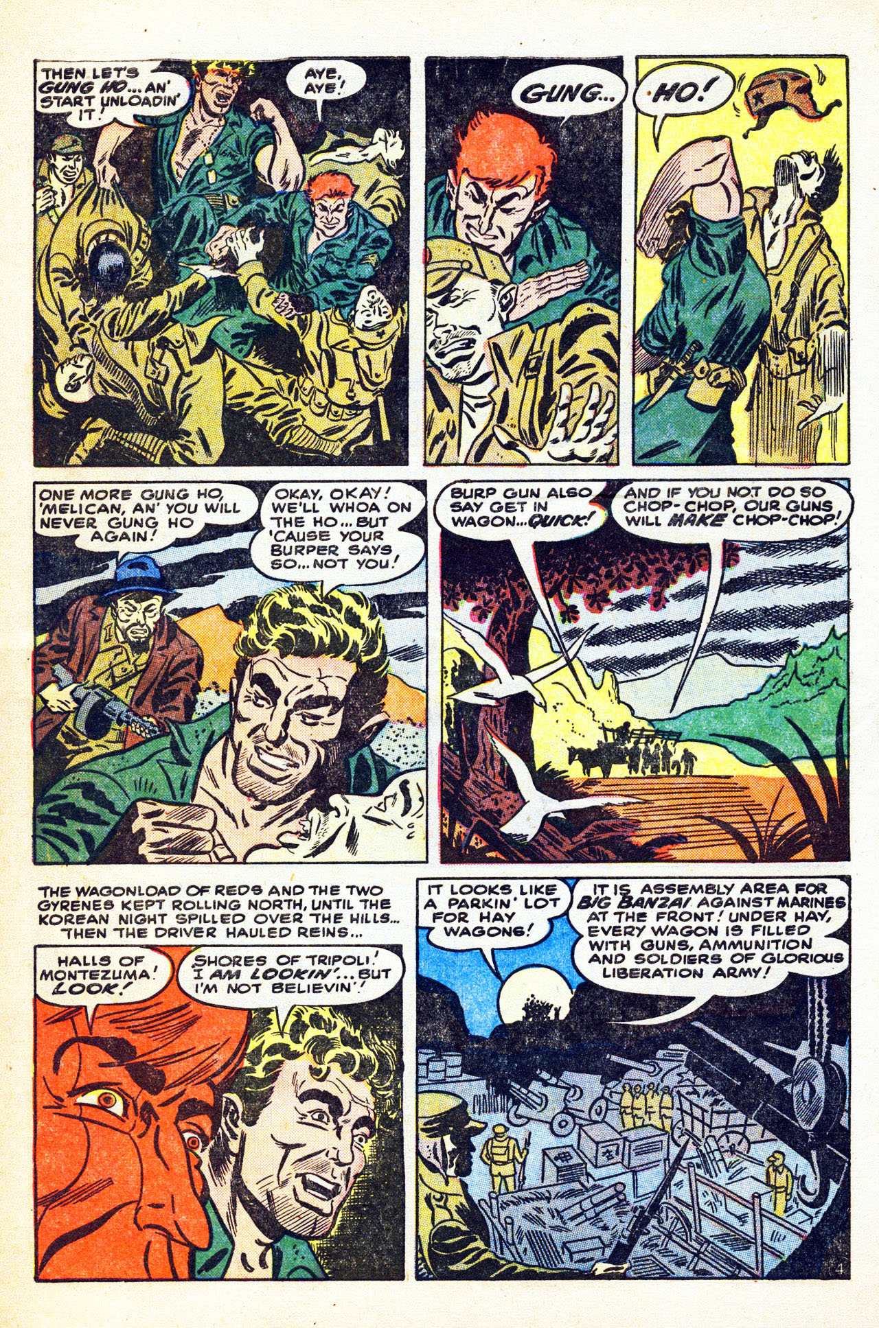 Read online Marines in Battle comic -  Issue #5 - 6