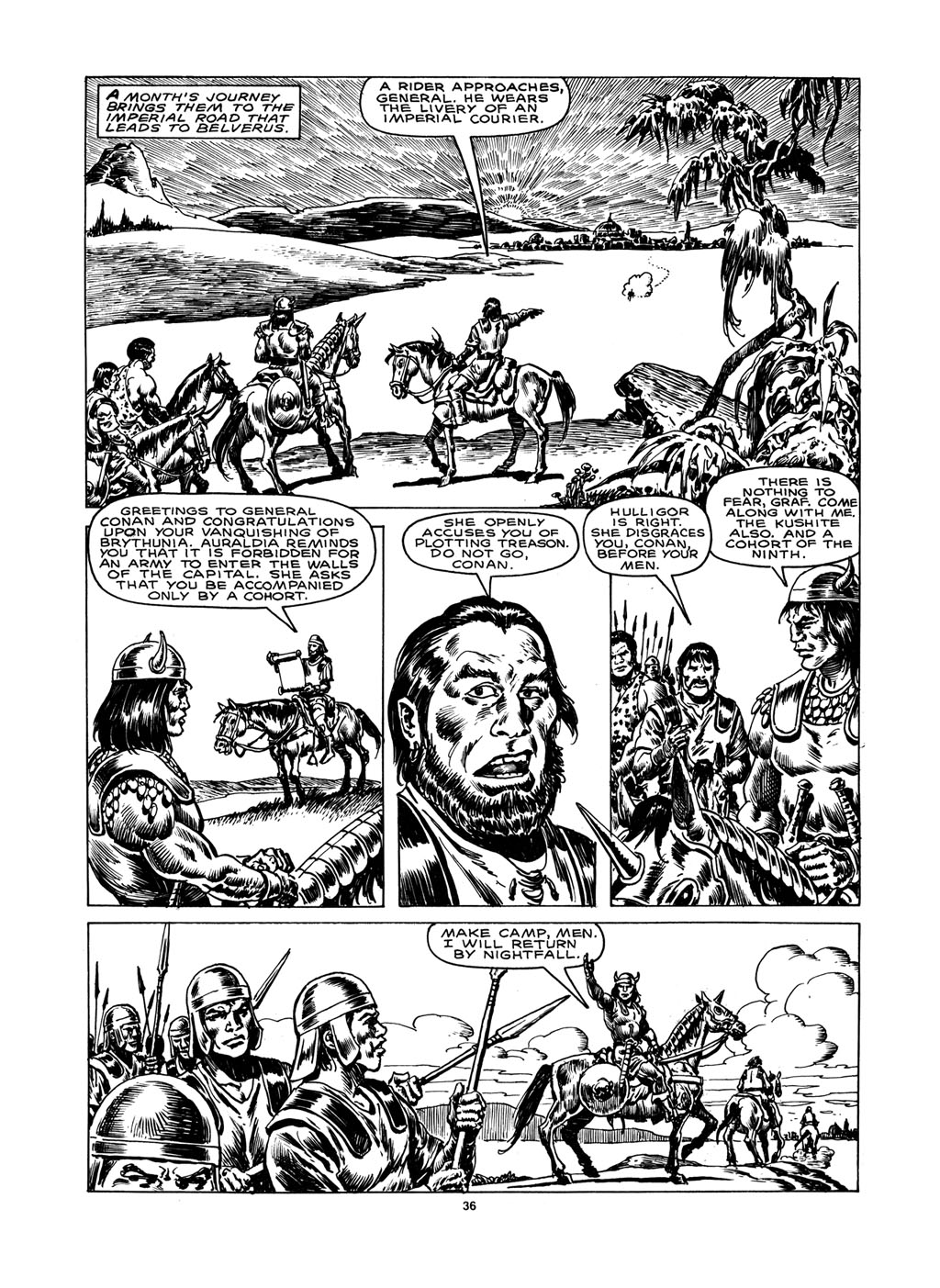 Read online The Savage Sword Of Conan comic -  Issue #148 - 34