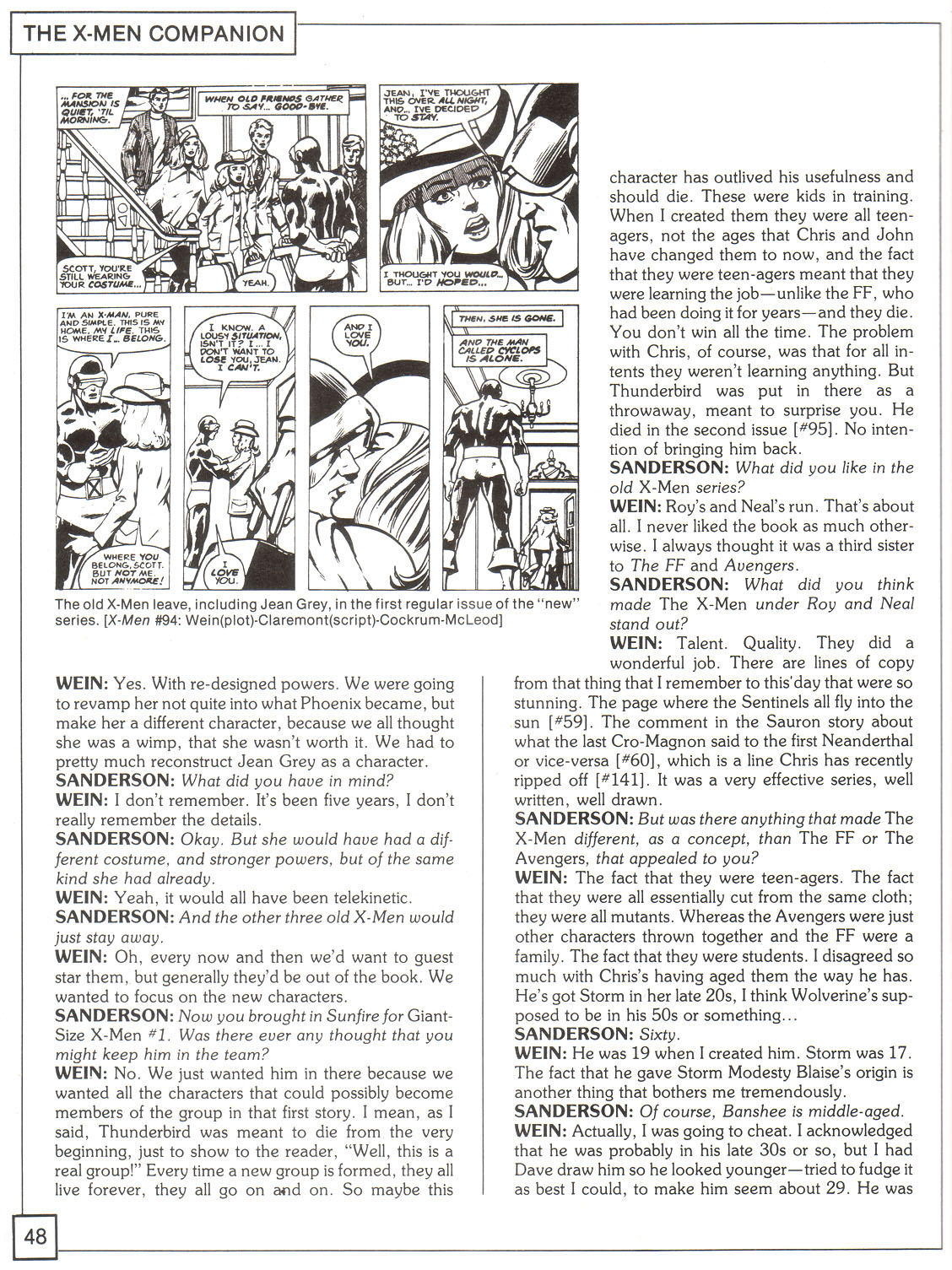 Read online The X-Men Companion comic -  Issue #1 - 48