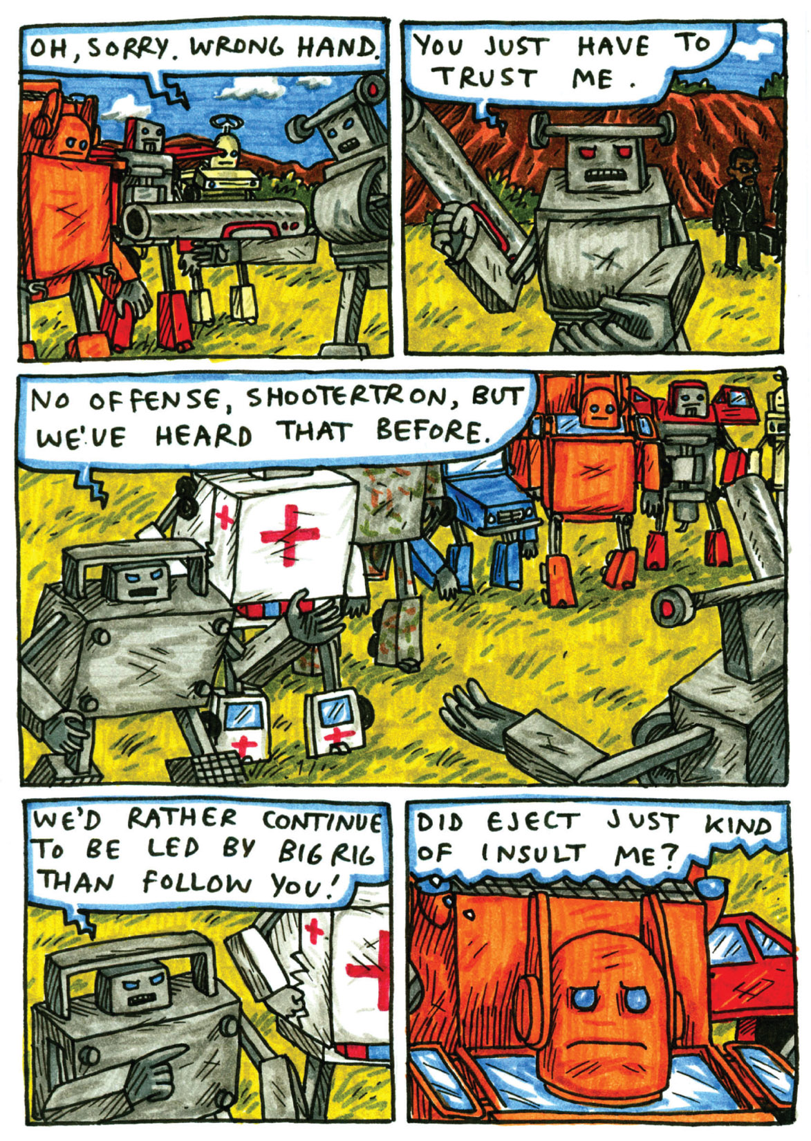 Read online Incredible Change-Bots comic -  Issue # TPB 2 - 112