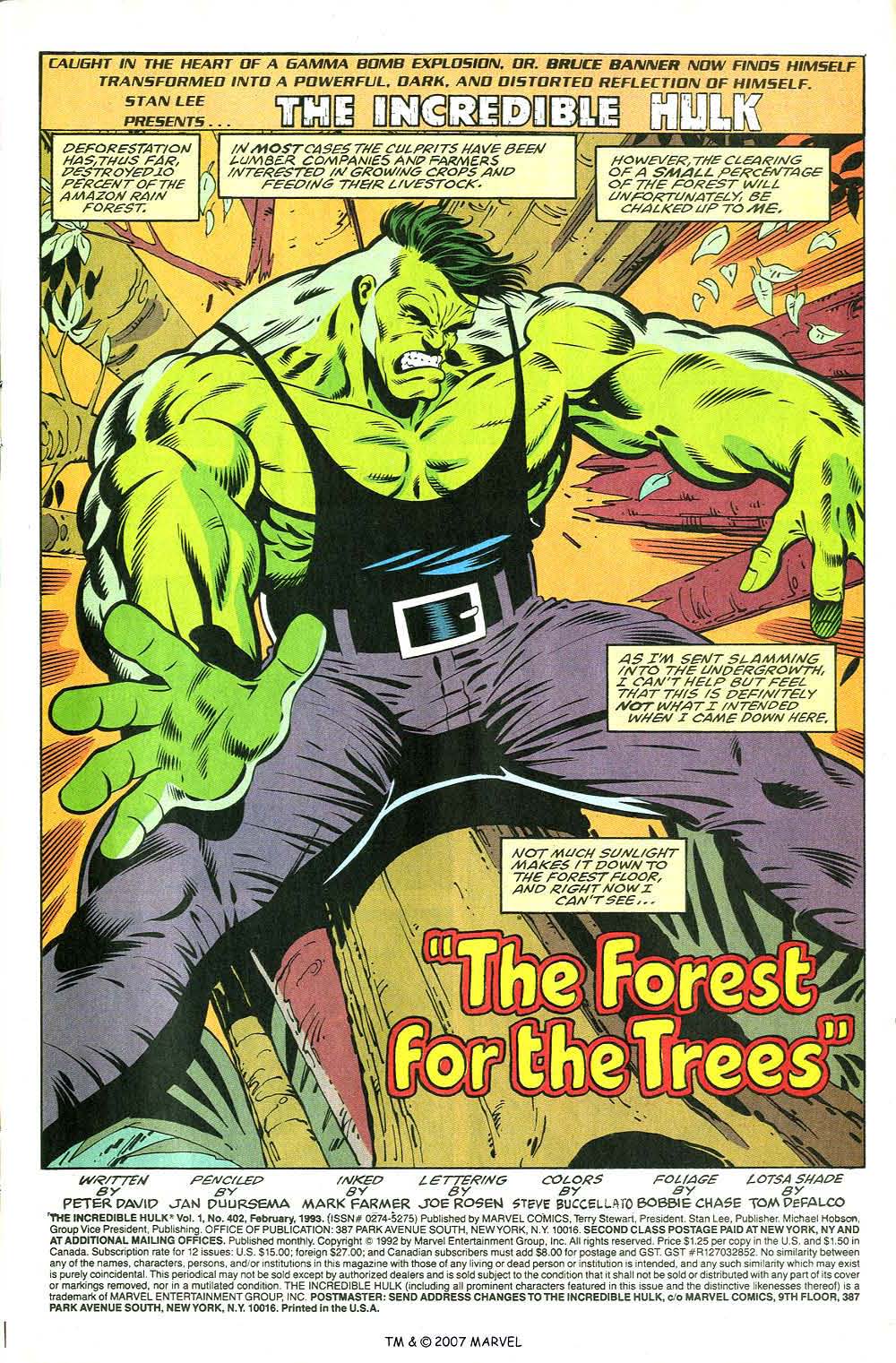 Read online The Incredible Hulk (1968) comic -  Issue #402 - 3