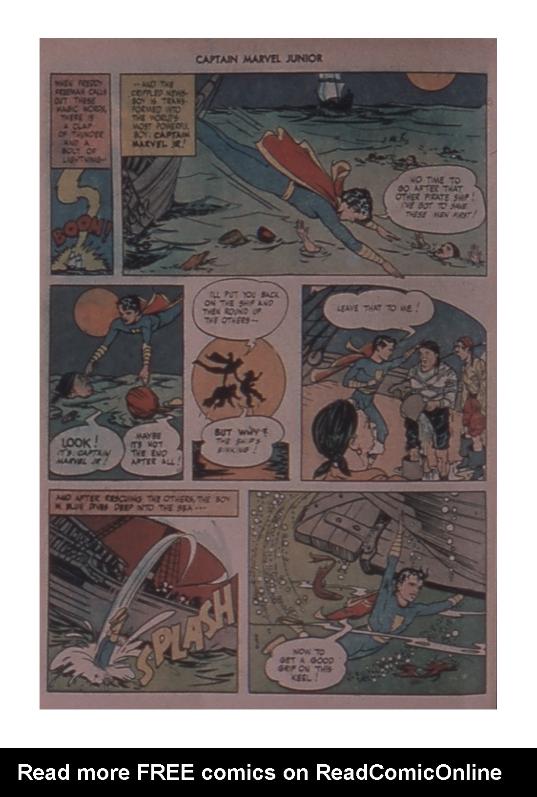 Read online Captain Marvel, Jr. comic -  Issue #50 - 8