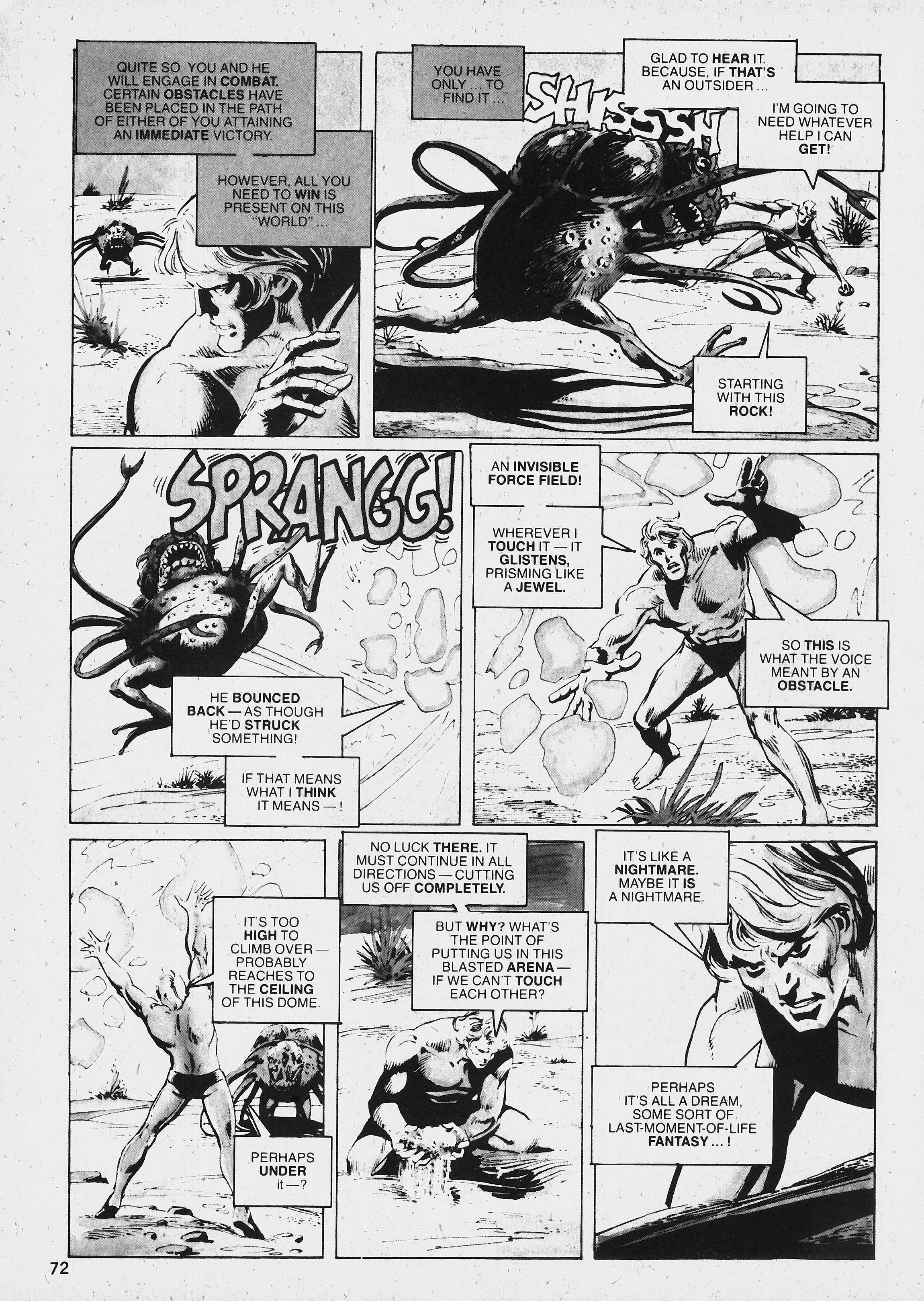 Read online Unknown Worlds of Science Fiction Giant Size Special comic -  Issue # Full - 72