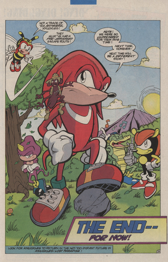 Read online Knuckles the Echidna comic -  Issue #3 - 31