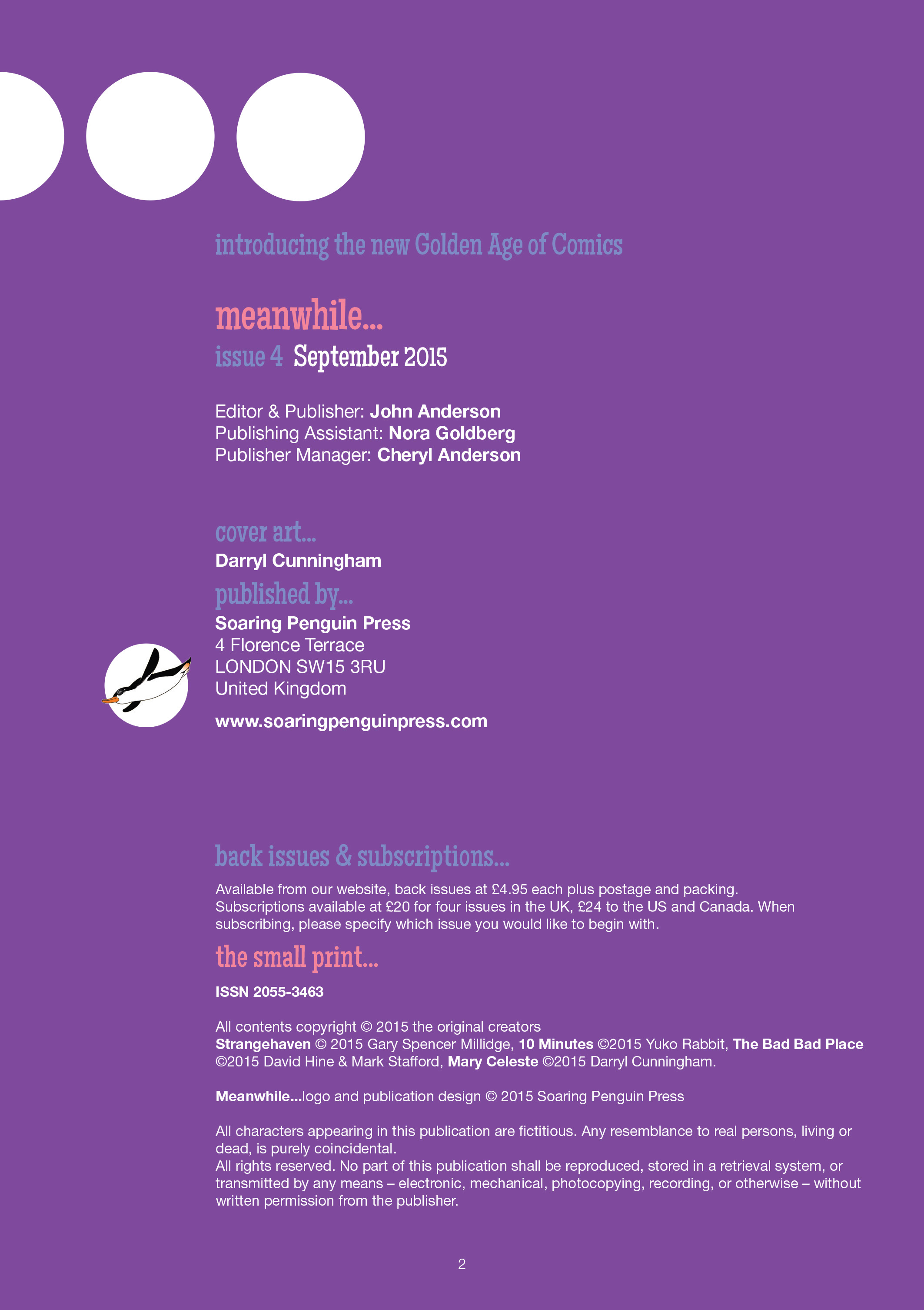 Read online Meanwhile... comic -  Issue #4 - 2