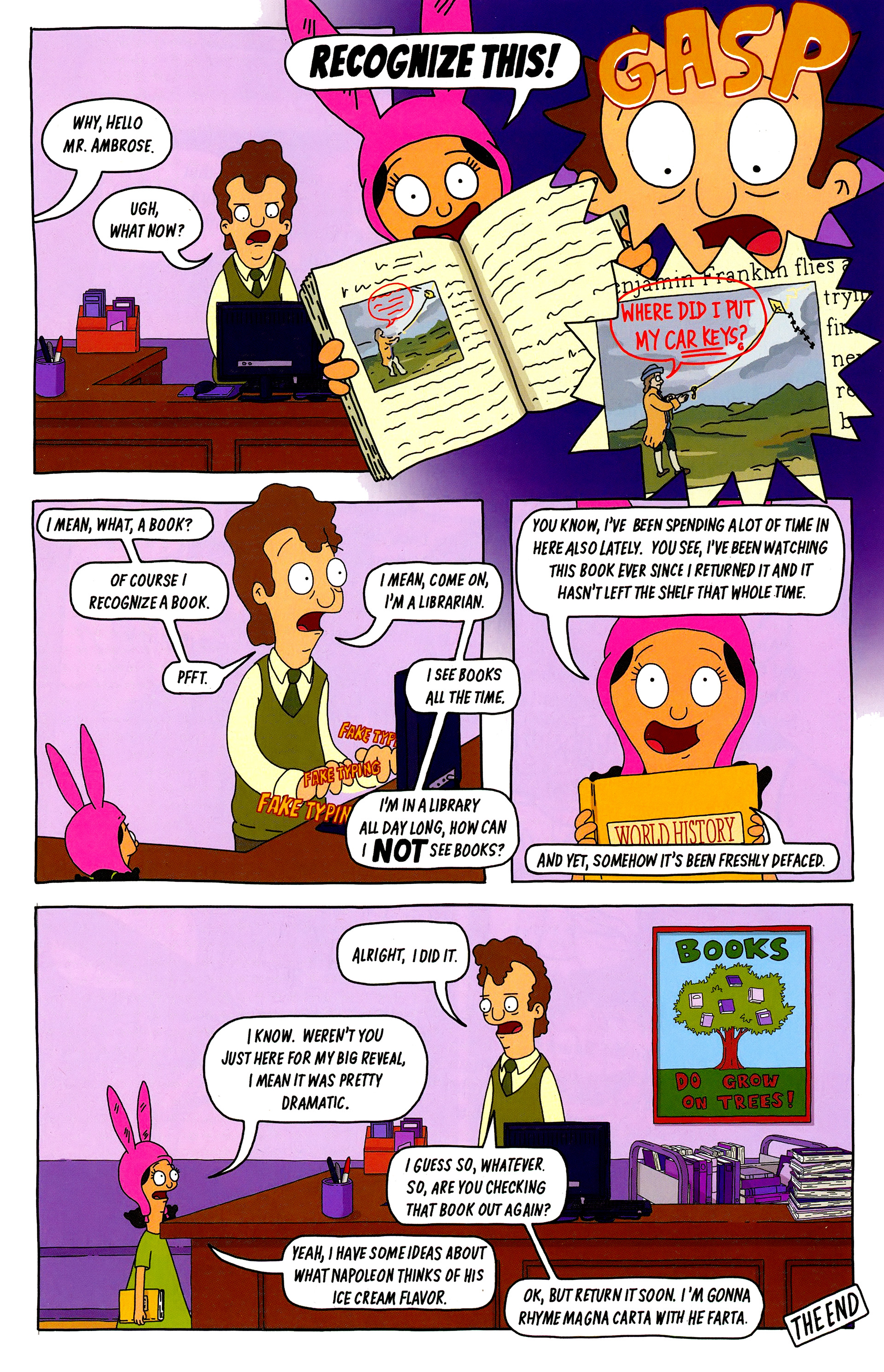 Read online Free Comic Book Day 2015 comic -  Issue # Bob's Burgers - 20