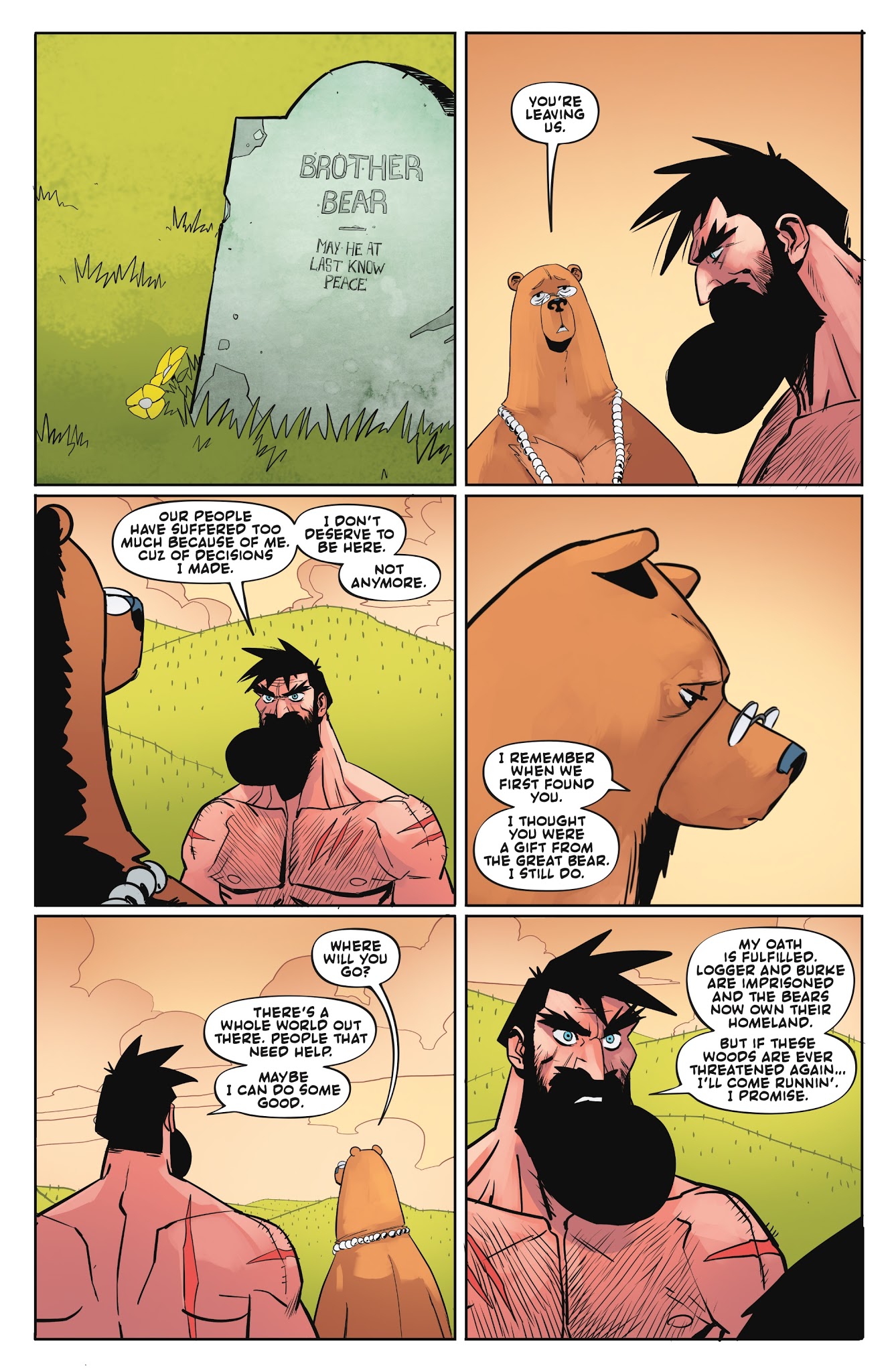 Read online Shirtless Bear-Fighter! comic -  Issue #5 - 27