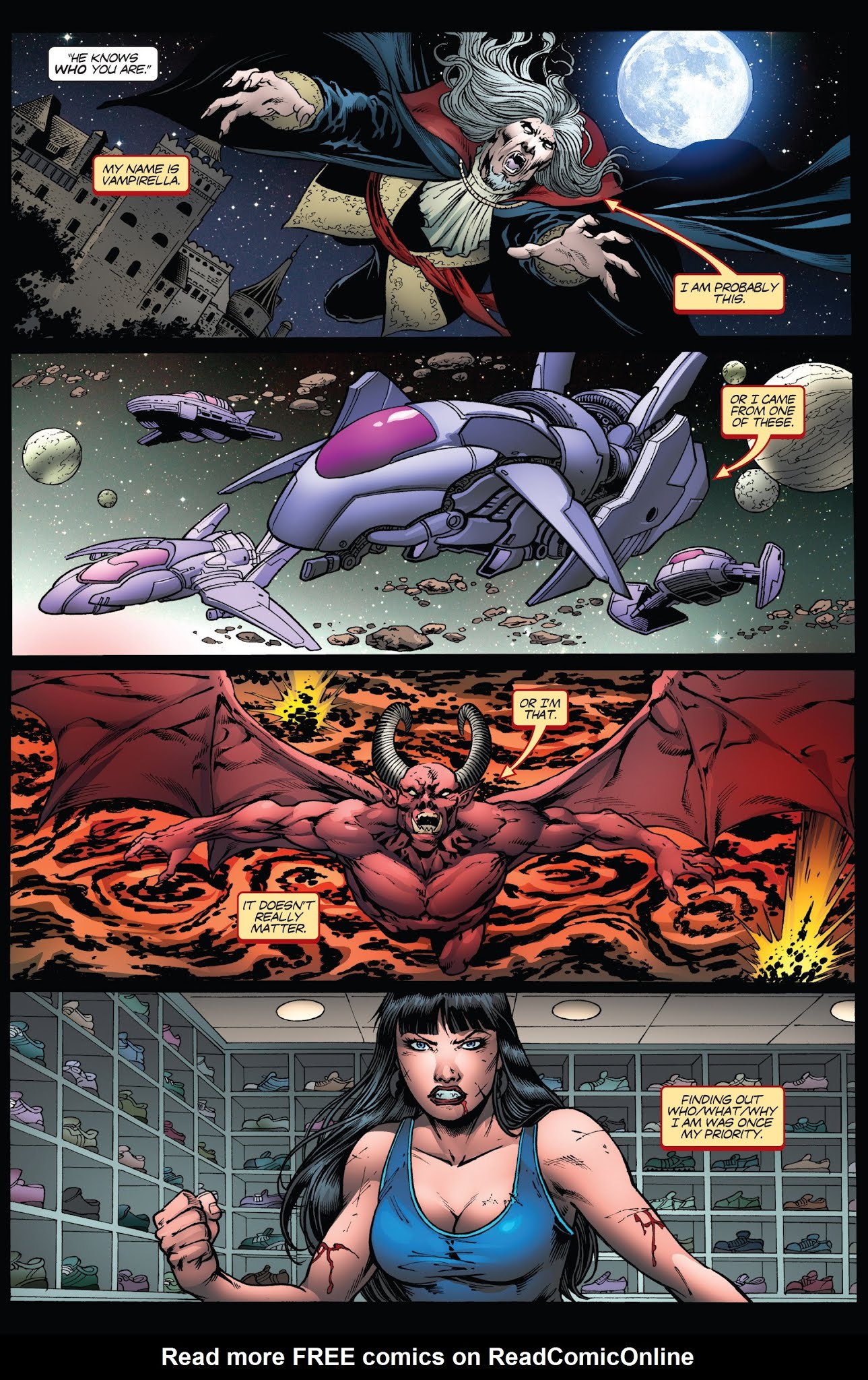 Read online Vampirella: Southern Gothic comic -  Issue #1 - 6