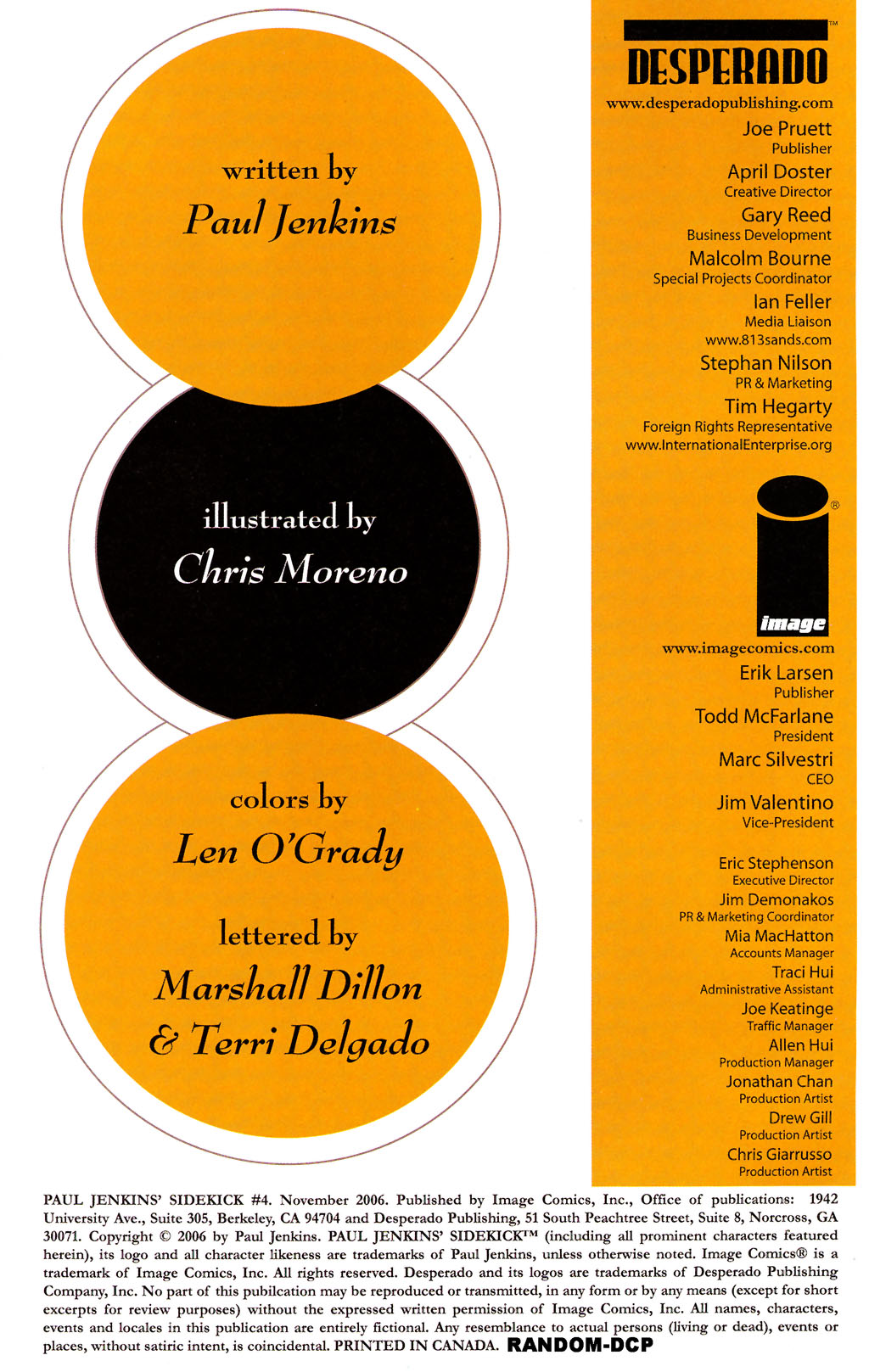 Read online Paul Jenkins' Sidekick comic -  Issue #4 - 2