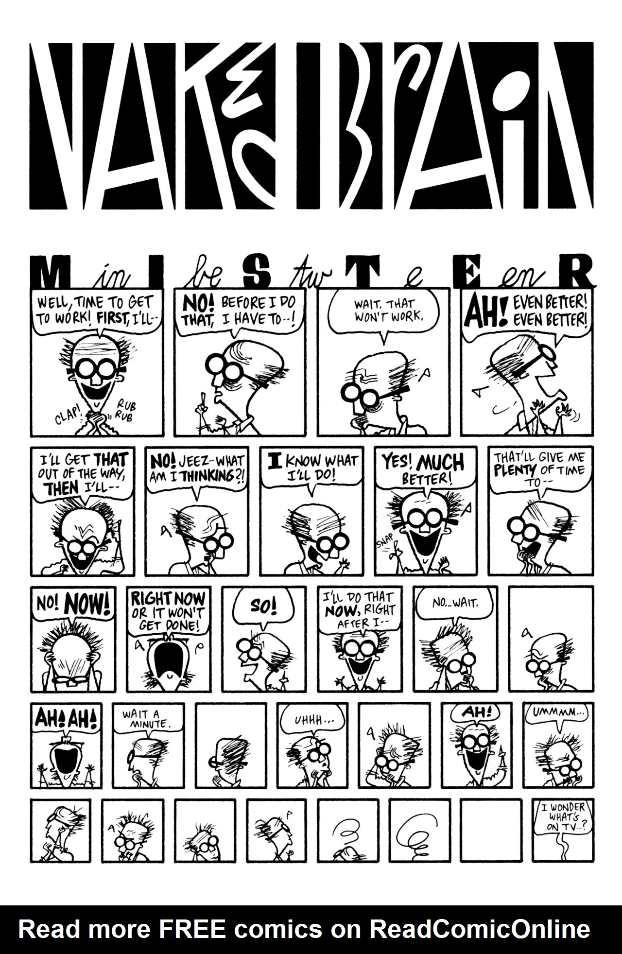 Read online Marc Hempel's Naked Brain comic -  Issue #1 - 13