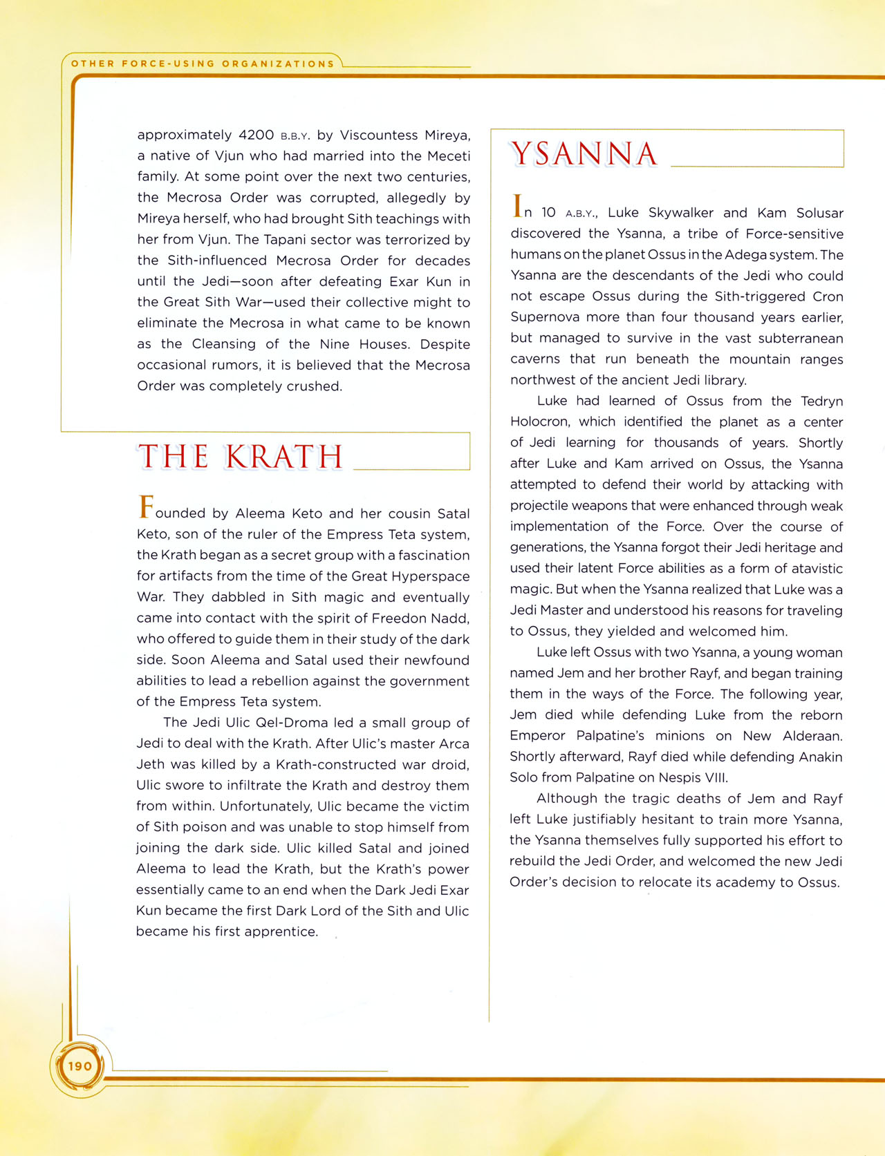 Read online Star Wars: Jedi vs. Sith - The Essential Guide To The Force comic -  Issue # TPB (Part 3) - 13