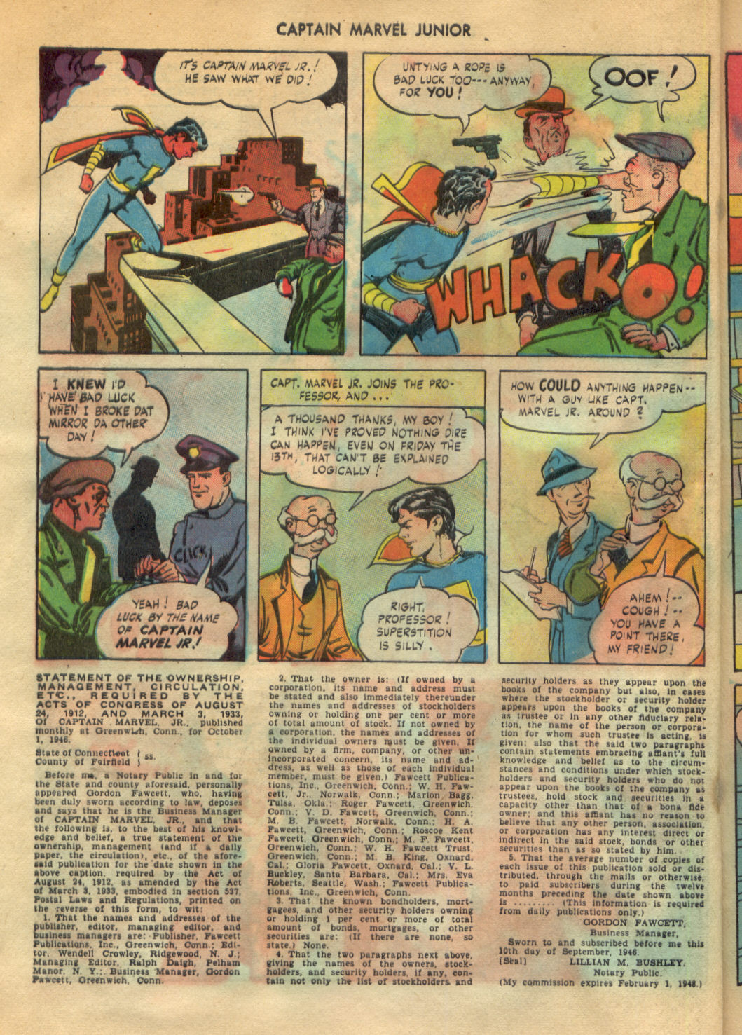 Read online Captain Marvel, Jr. comic -  Issue #46 - 32