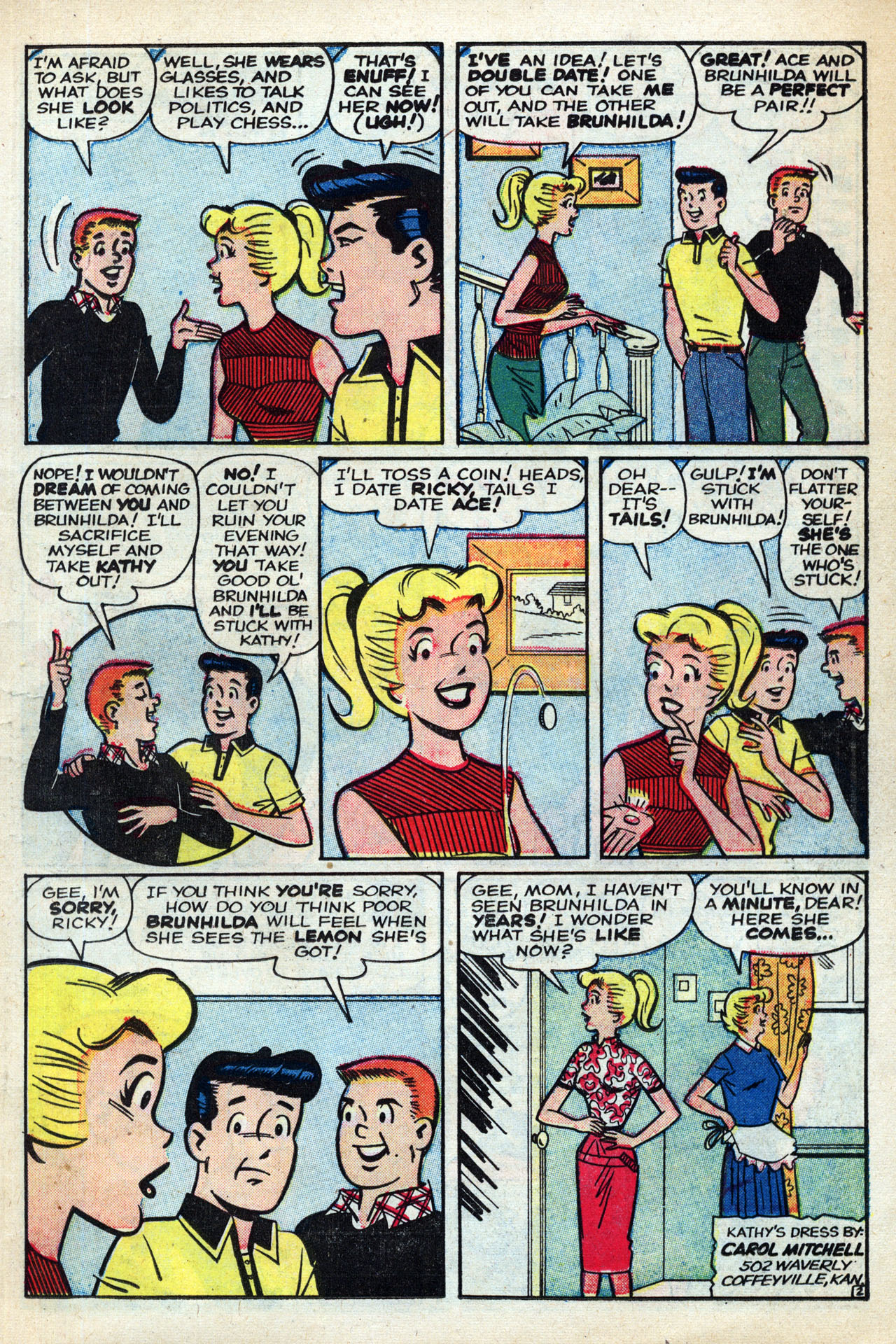 Read online Kathy (1959) comic -  Issue #7 - 11