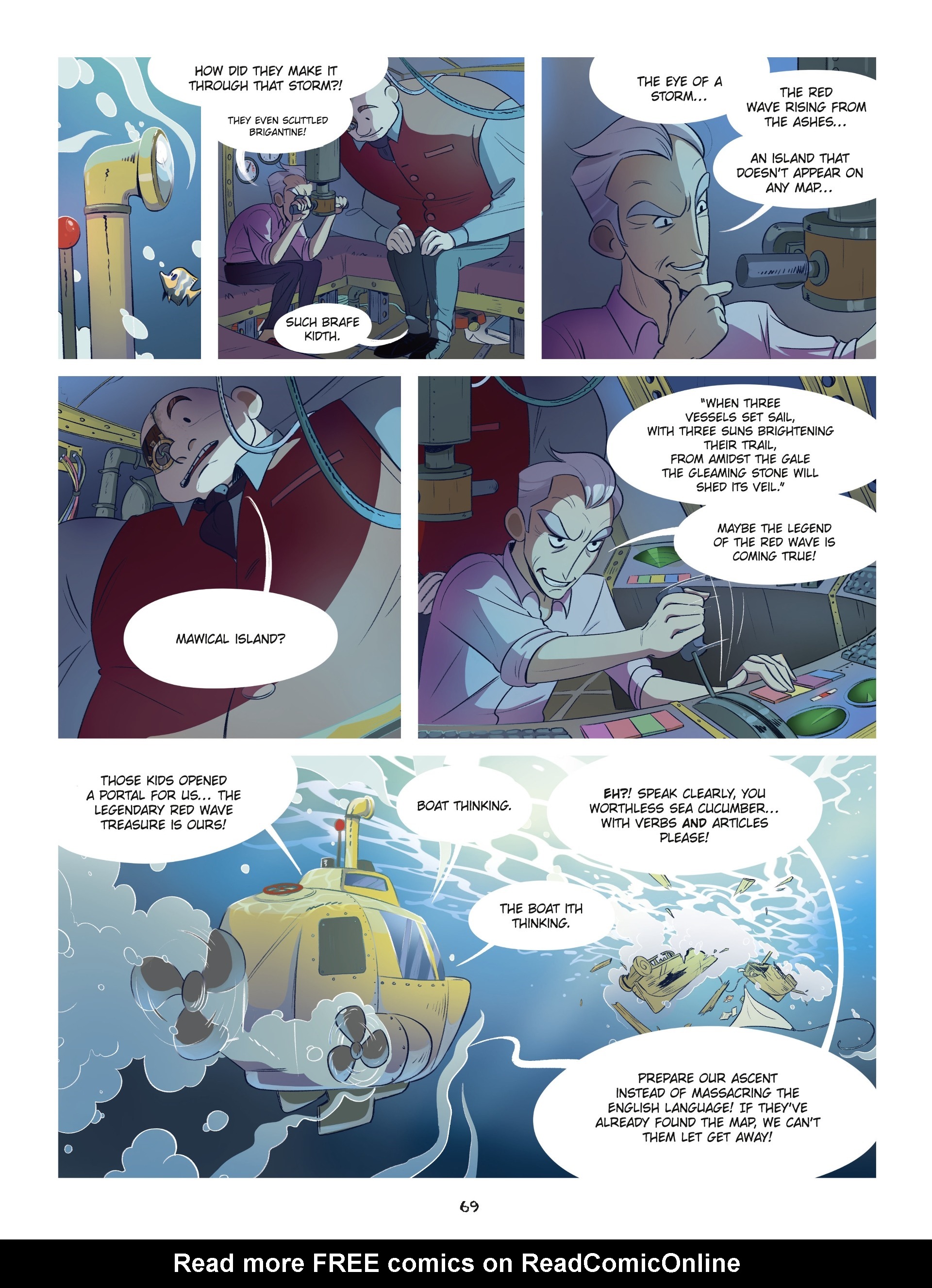 Read online Treasure: The Red Wave comic -  Issue # TPB - 69