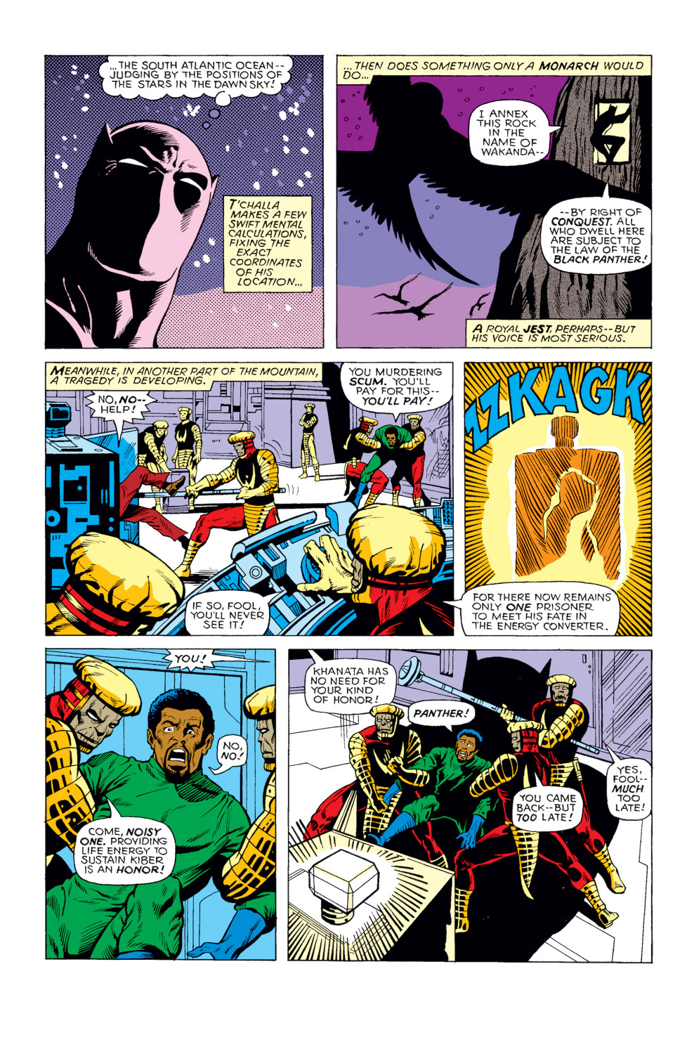 Read online Black Panther (1977) comic -  Issue #13 - 10
