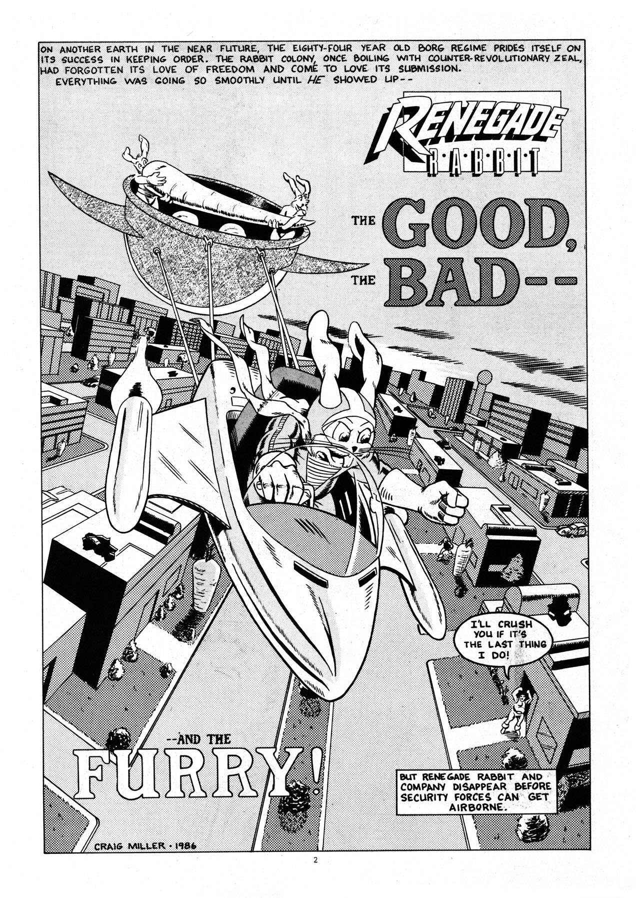 Read online Renegade Rabbit comic -  Issue #1 - 4