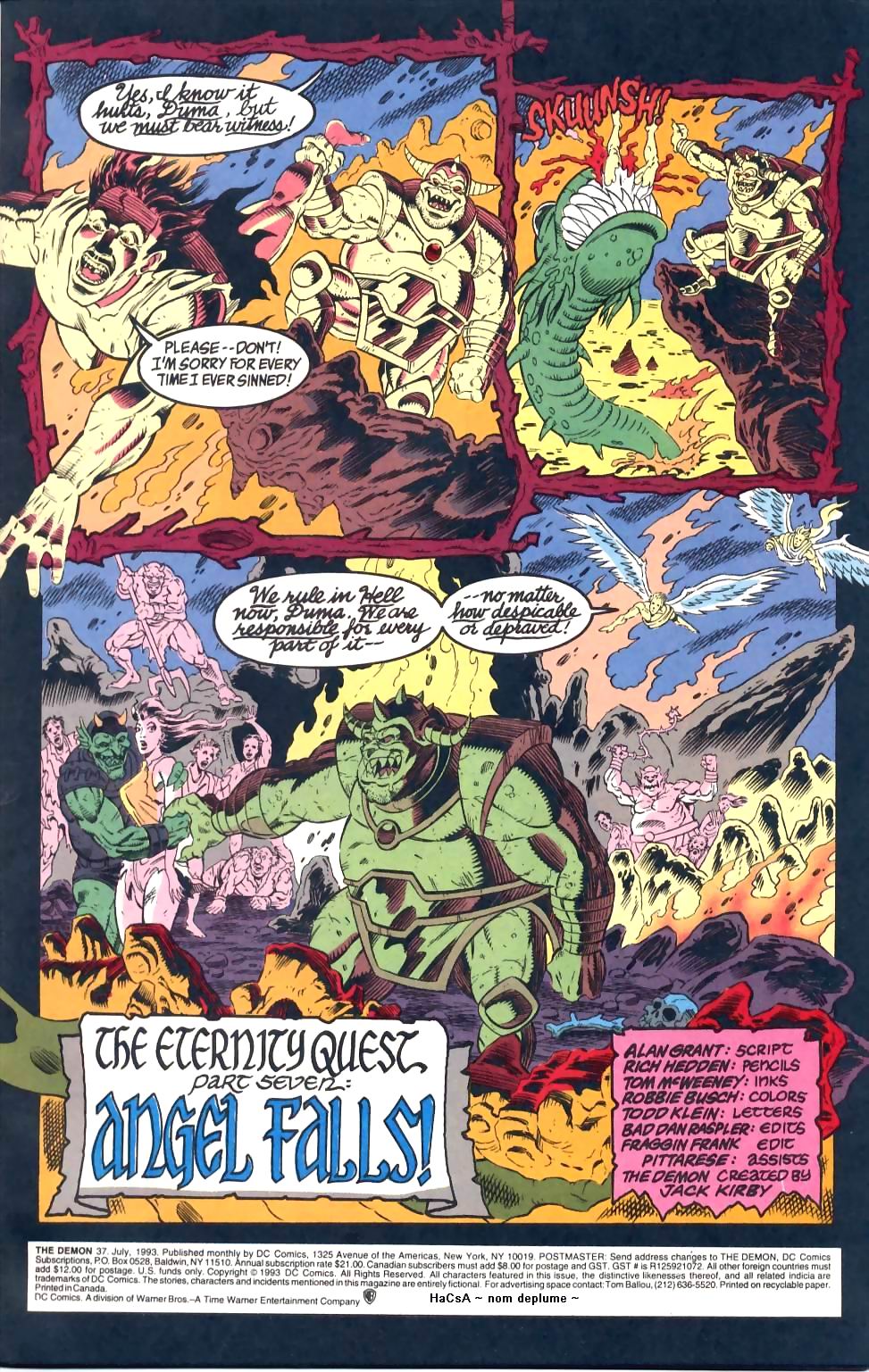Read online The Demon (1990) comic -  Issue #37 - 2