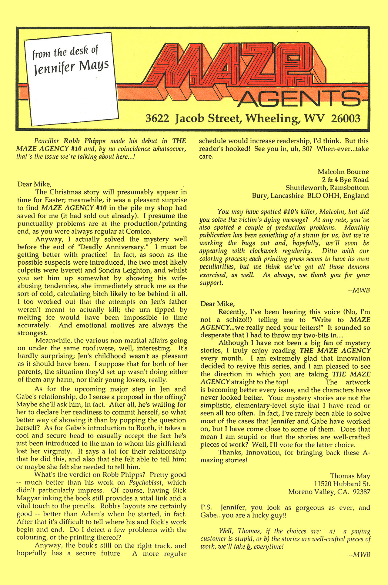 Read online Maze Agency (1989) comic -  Issue #15 - 24
