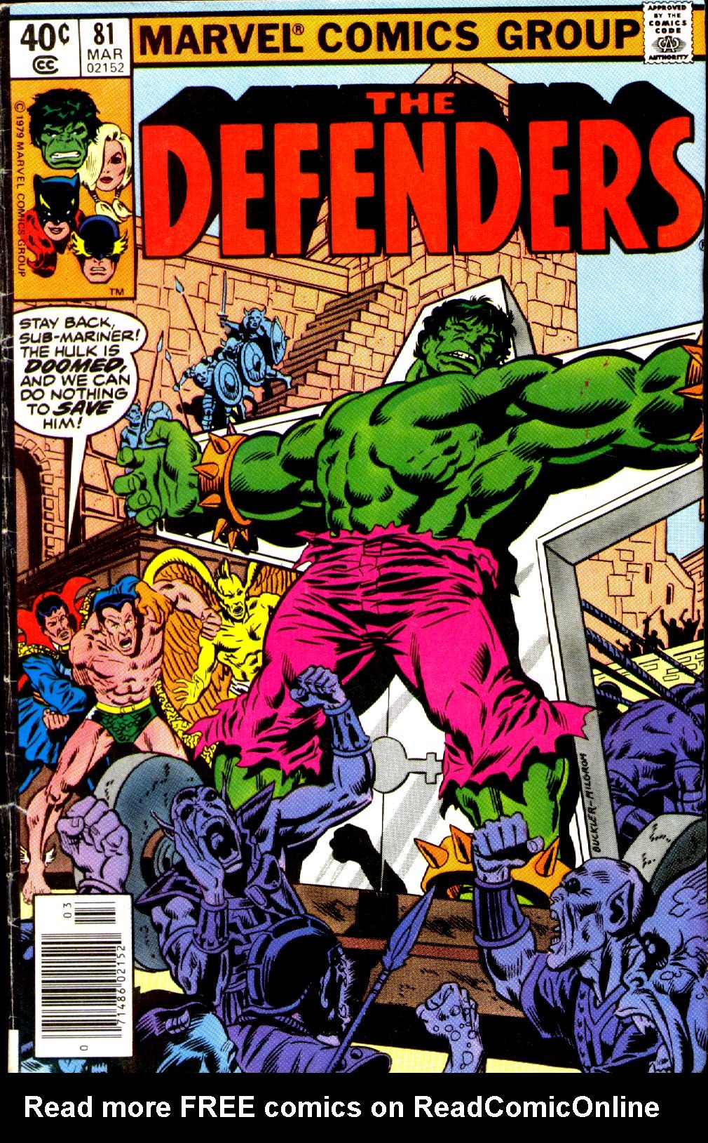 The Defenders (1972) Issue #81 #82 - English 1