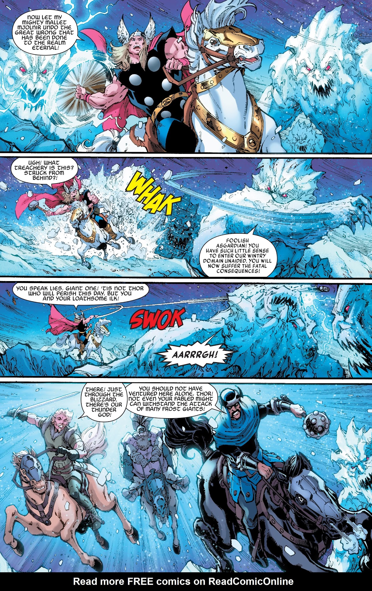 Read online Thor: Where Walk The Frost Giants comic -  Issue # Full - 8