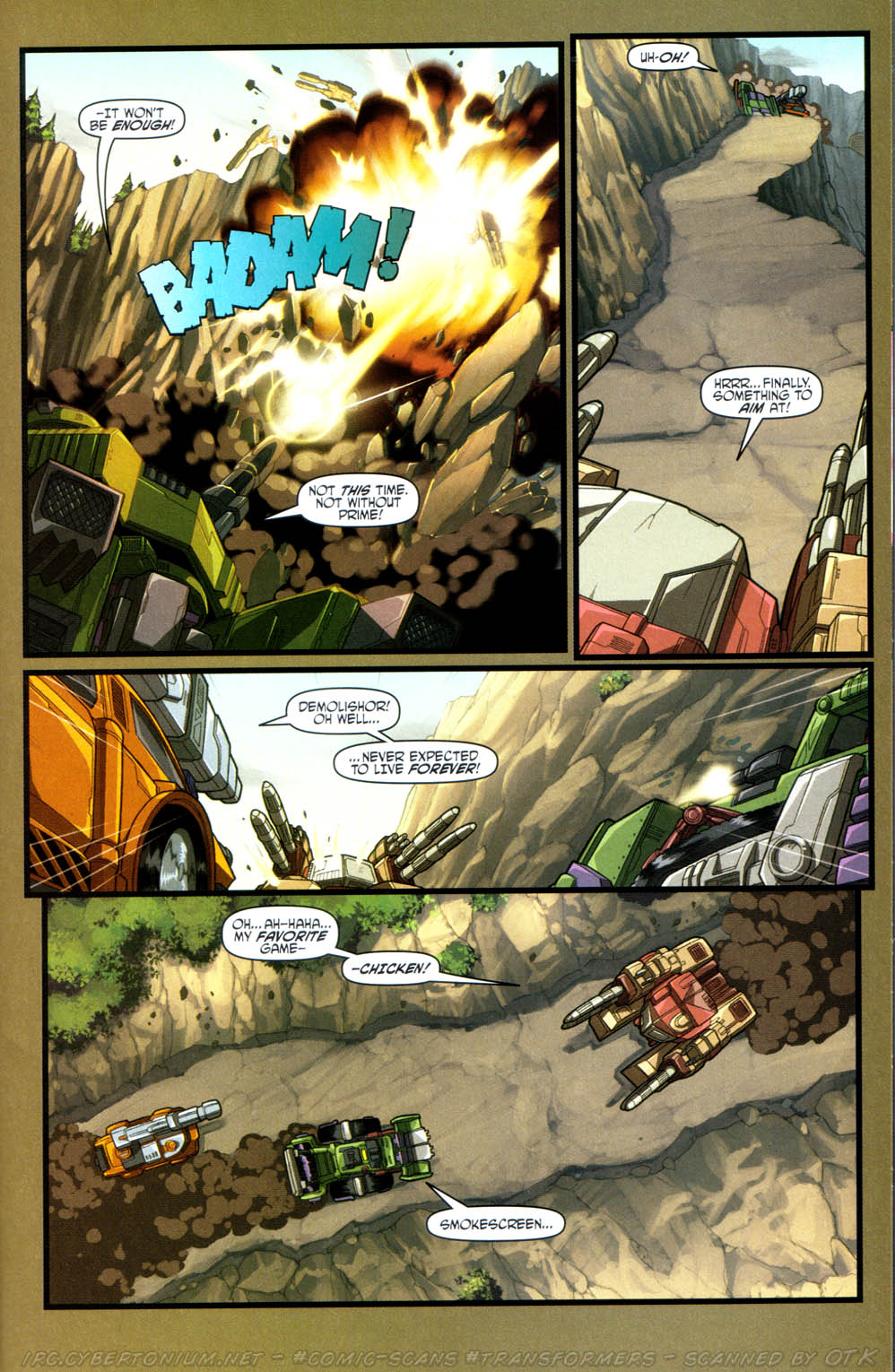 Read online Transformers Armada comic -  Issue #15 - 16