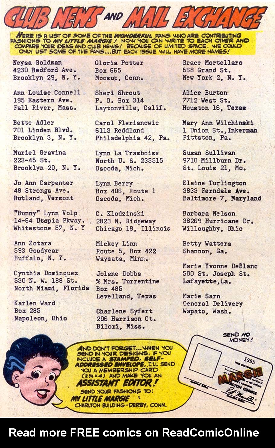 Read online My Little Margie (1954) comic -  Issue #30 - 34