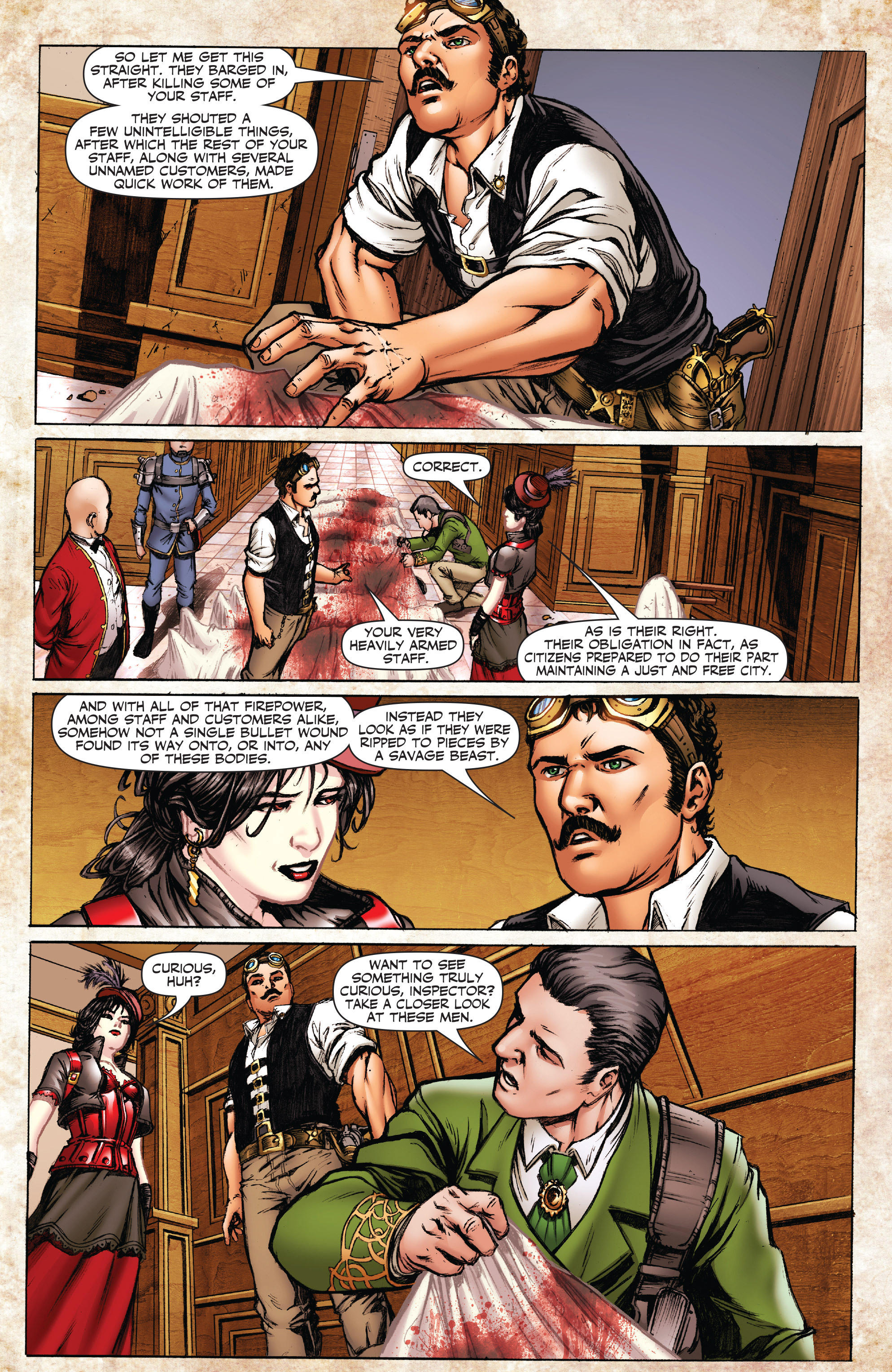 Read online Legenderry: A Steampunk Adventure comic -  Issue #1 - 14