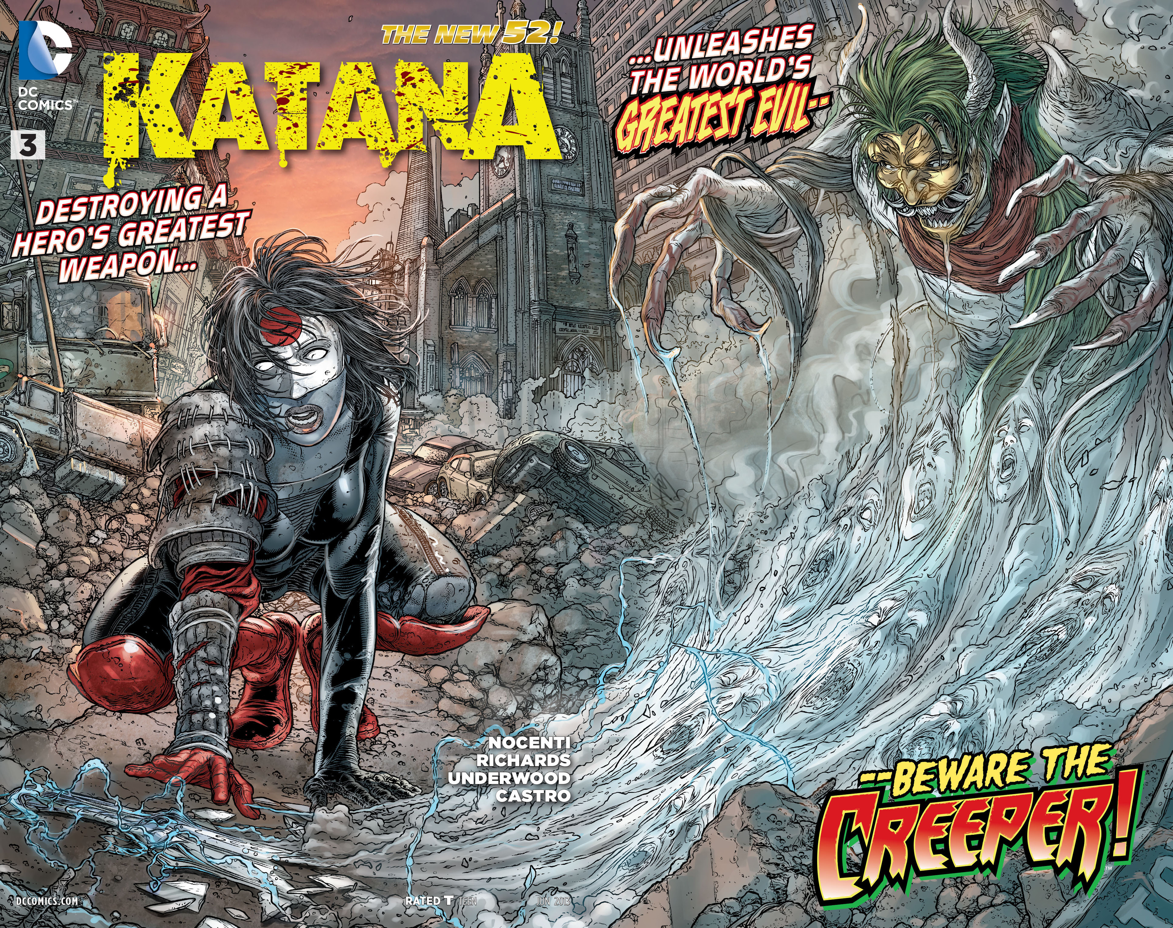 Read online Katana comic -  Issue #3 - 2
