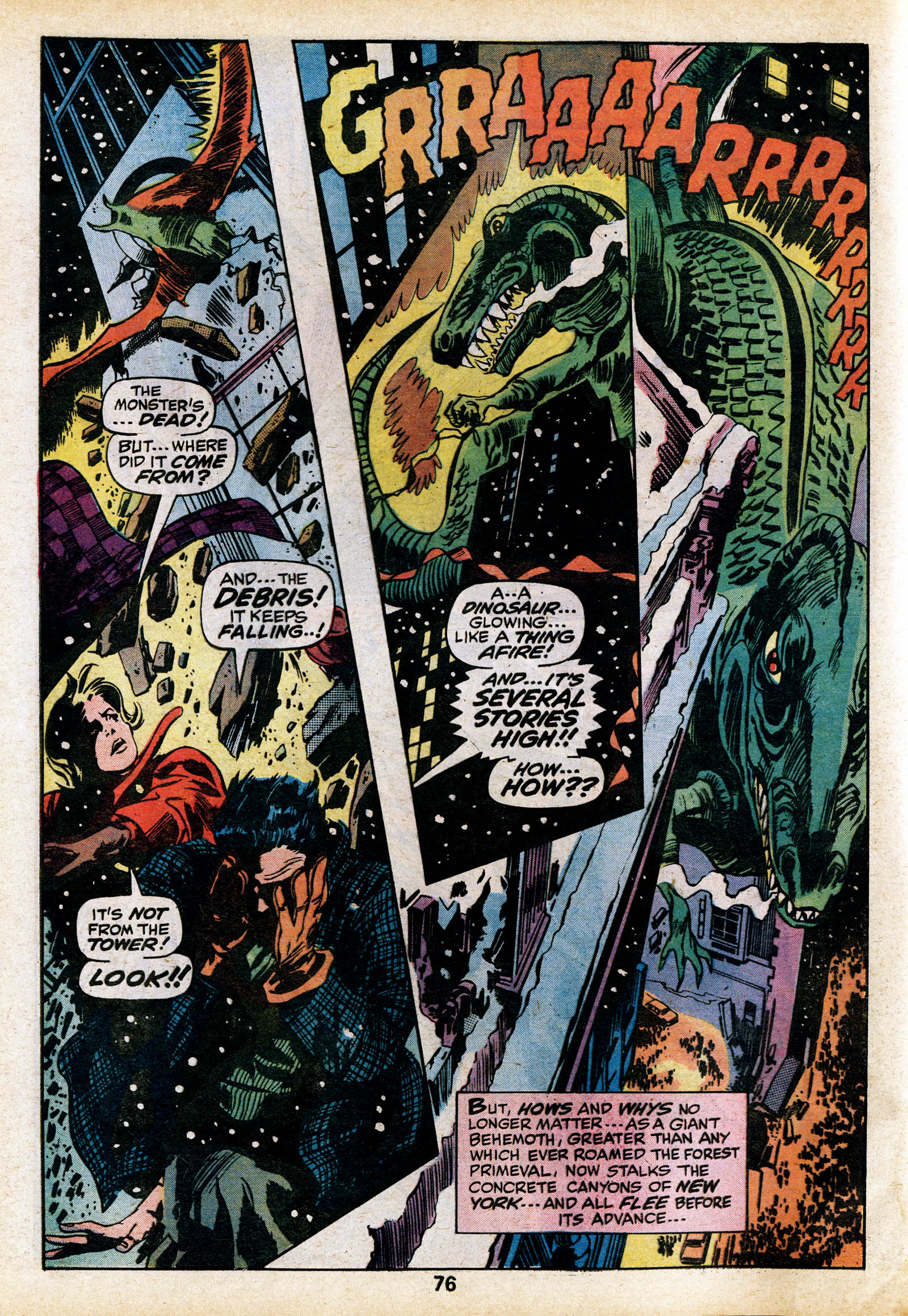 Read online Marvel Treasury Edition comic -  Issue #8 - 76
