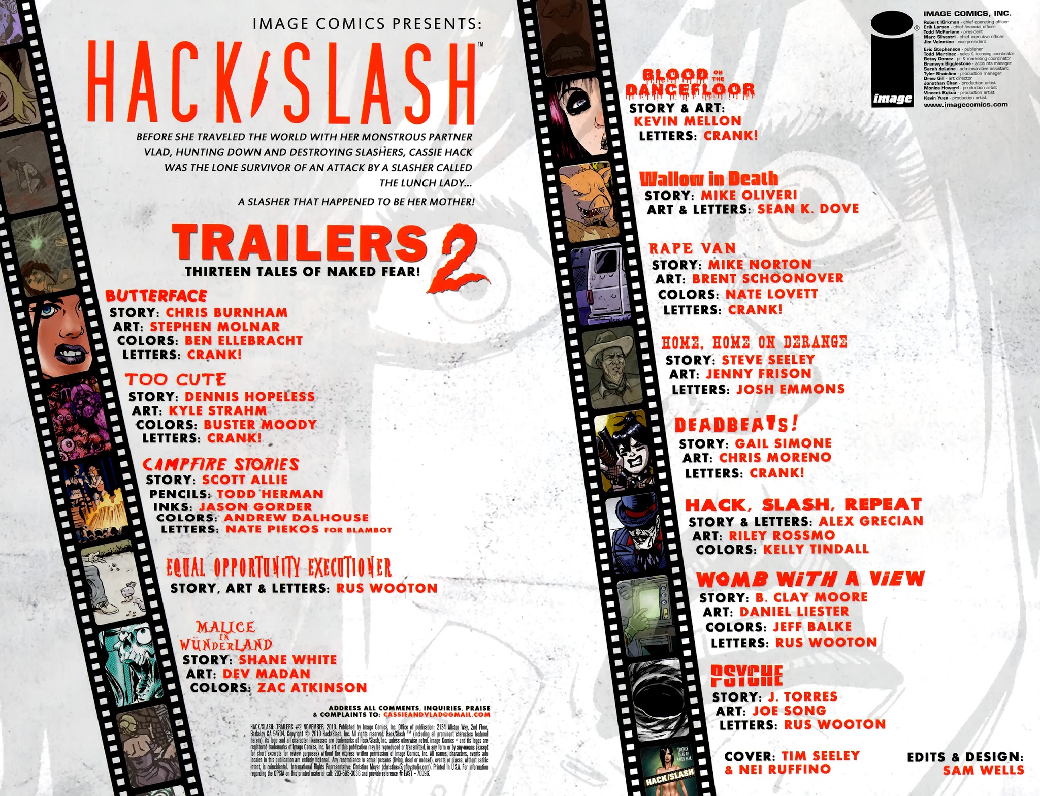 Read online Hack/Slash: Trailers comic -  Issue #2 - 2